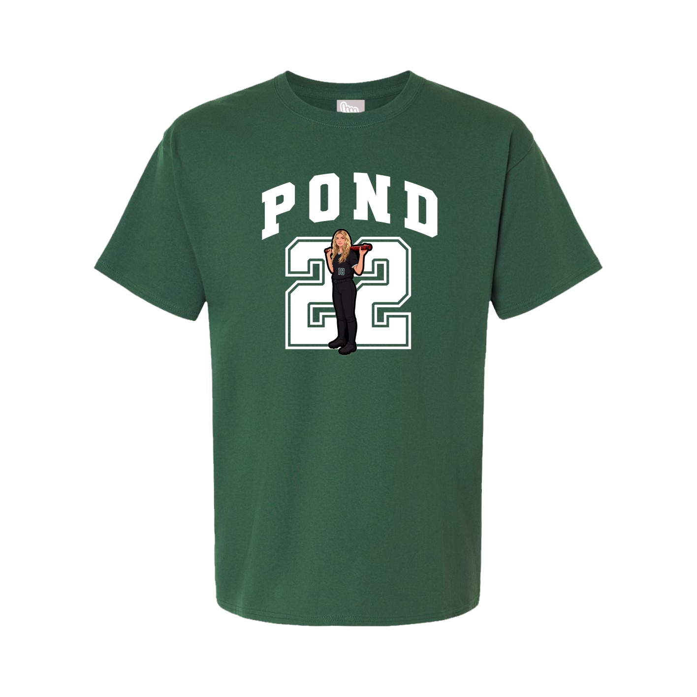 Tee — Number in Green