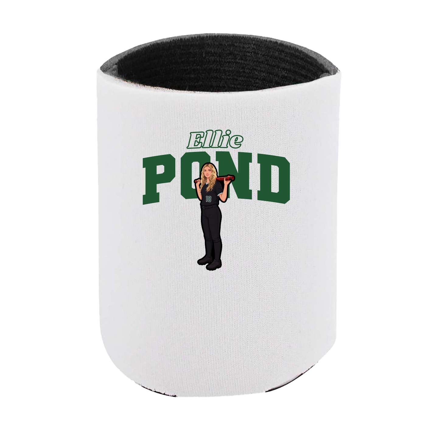 Can Holder — Name Arch in White