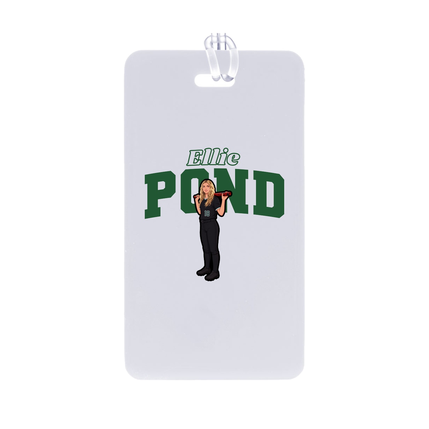 Bag Tag — Name Arch in Classic