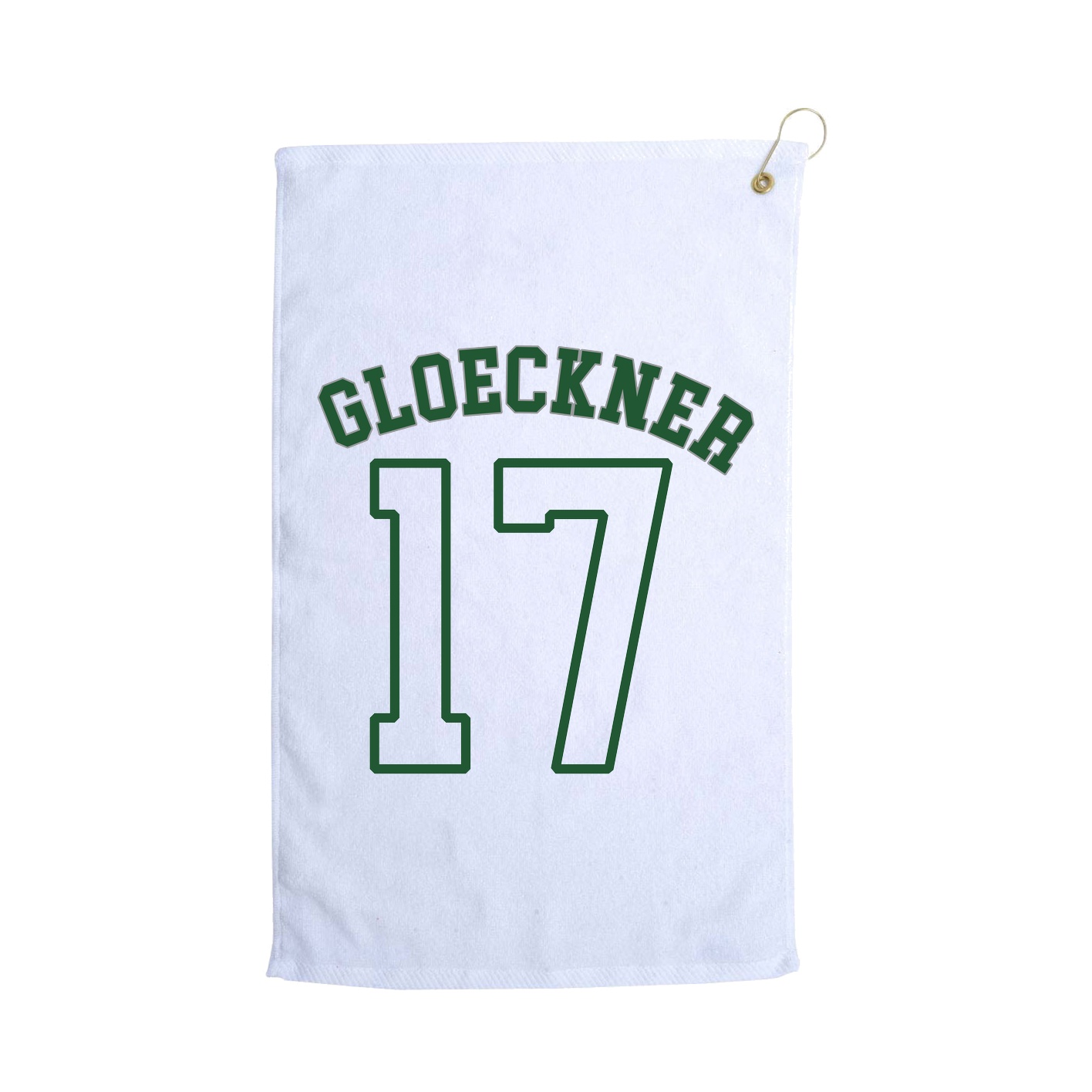 Golf Towel — Shirsey Arch in White