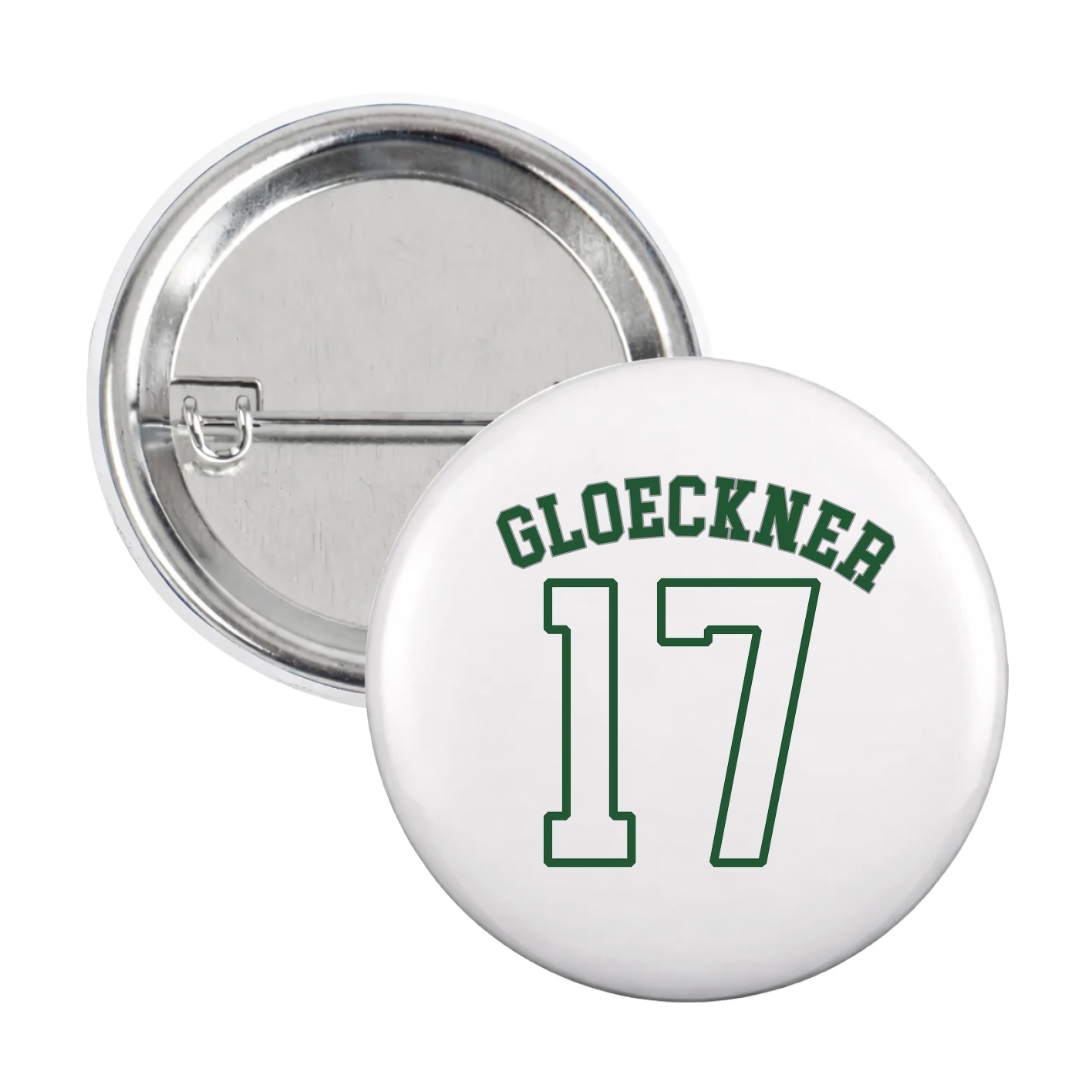 Game Day Button — Shirsey Arch in White