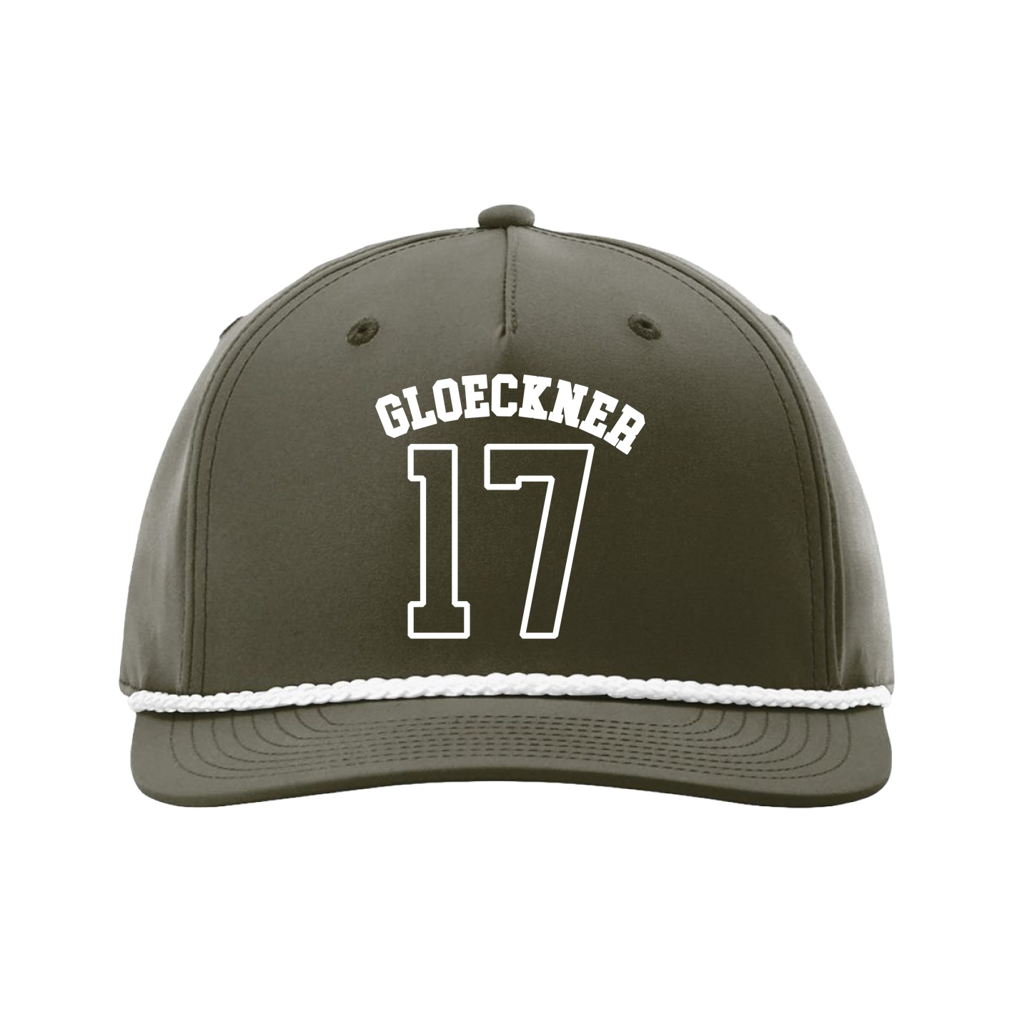 Five-Panel Classic Rope Cap — Shirsey Arch in Green
