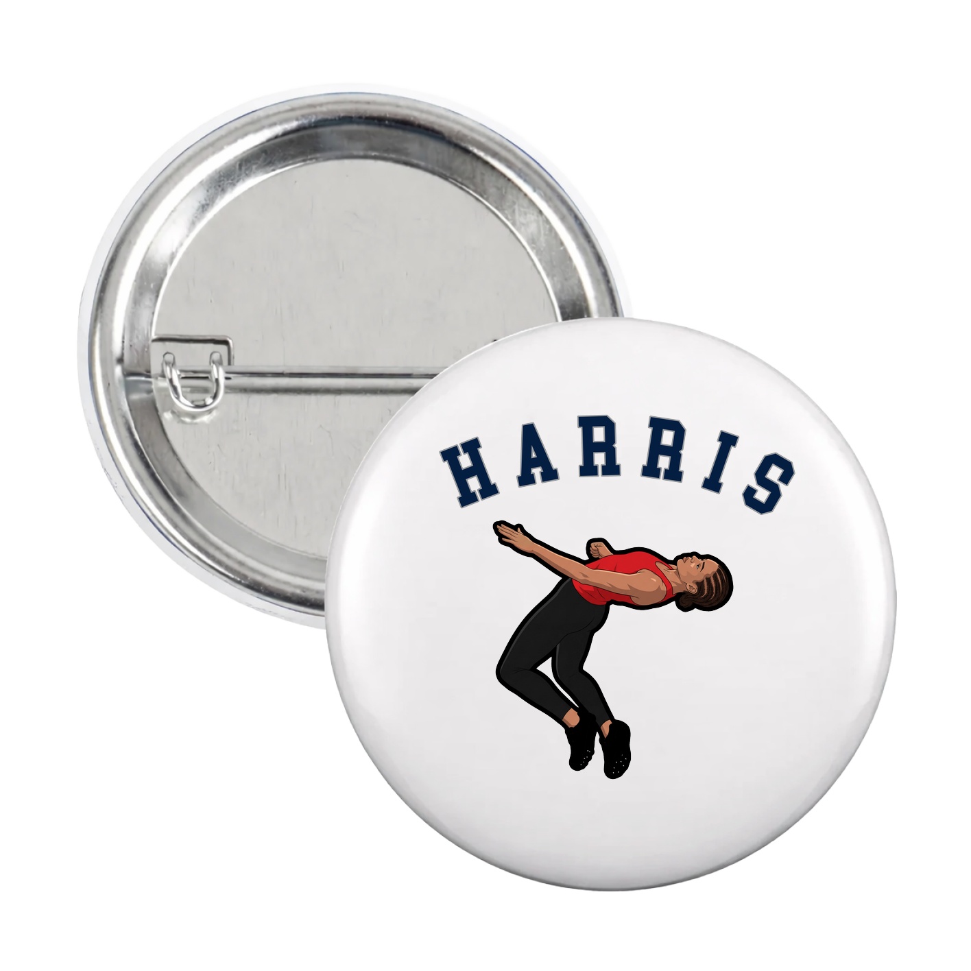 Game Day Button — Shirsey Arch in White