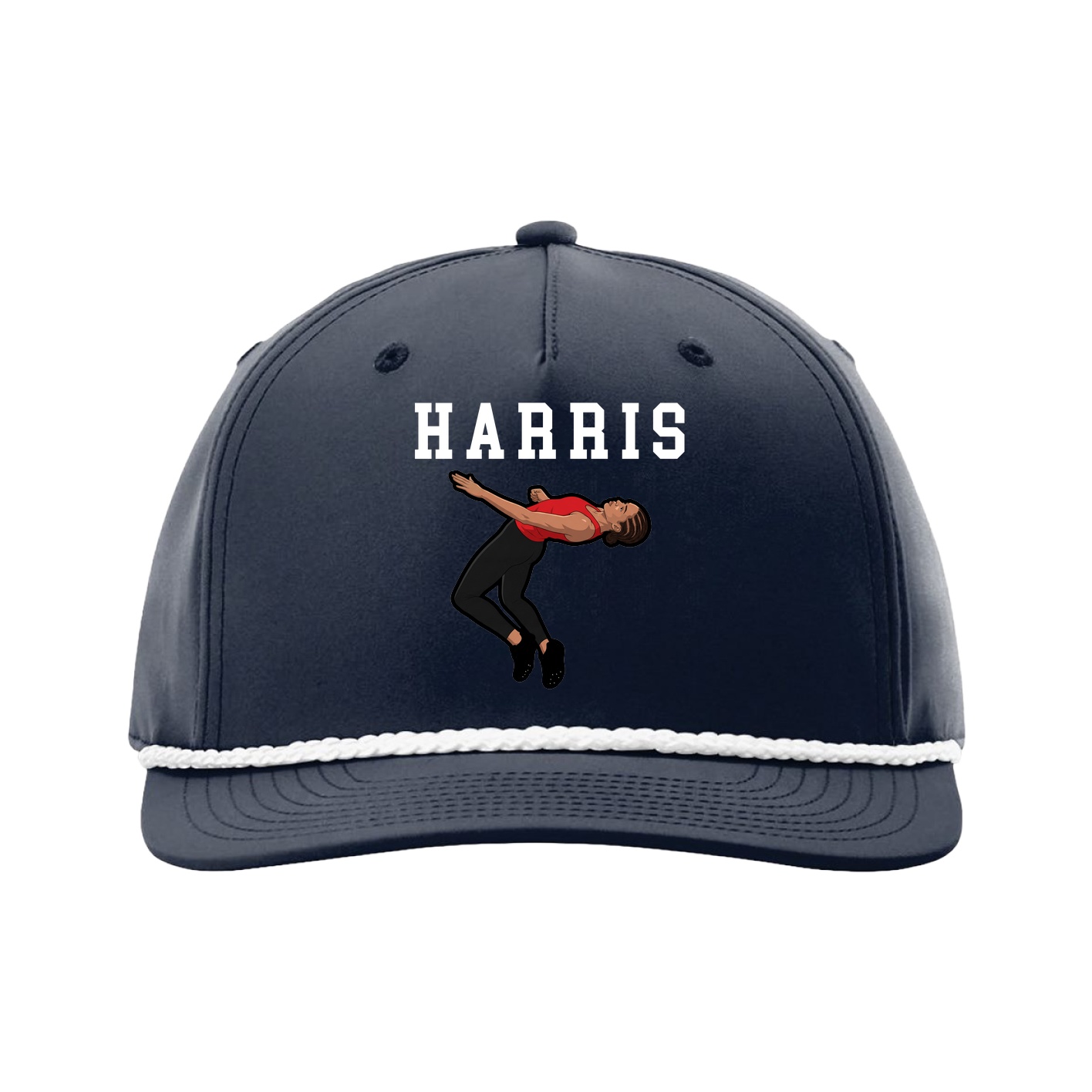 Five-Panel Classic Rope Cap — Shirsey in Navy