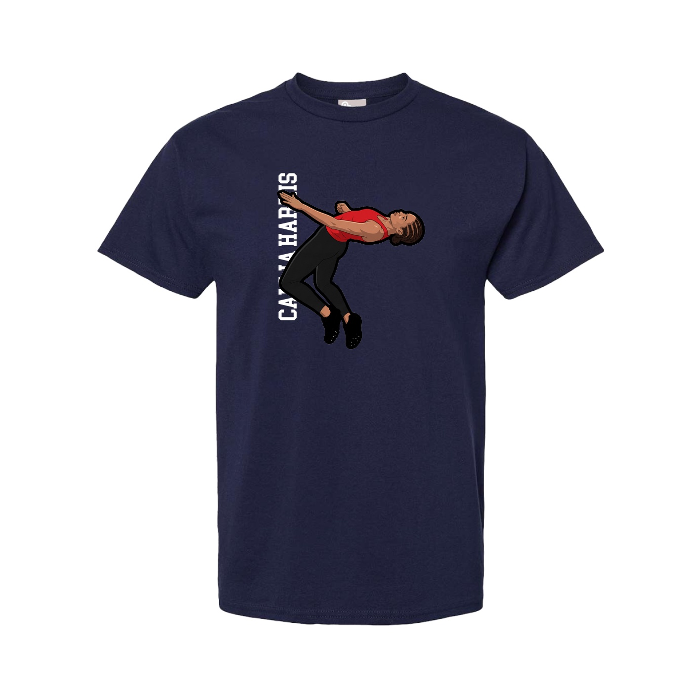 Youth Tee — Name Vertical in Navy
