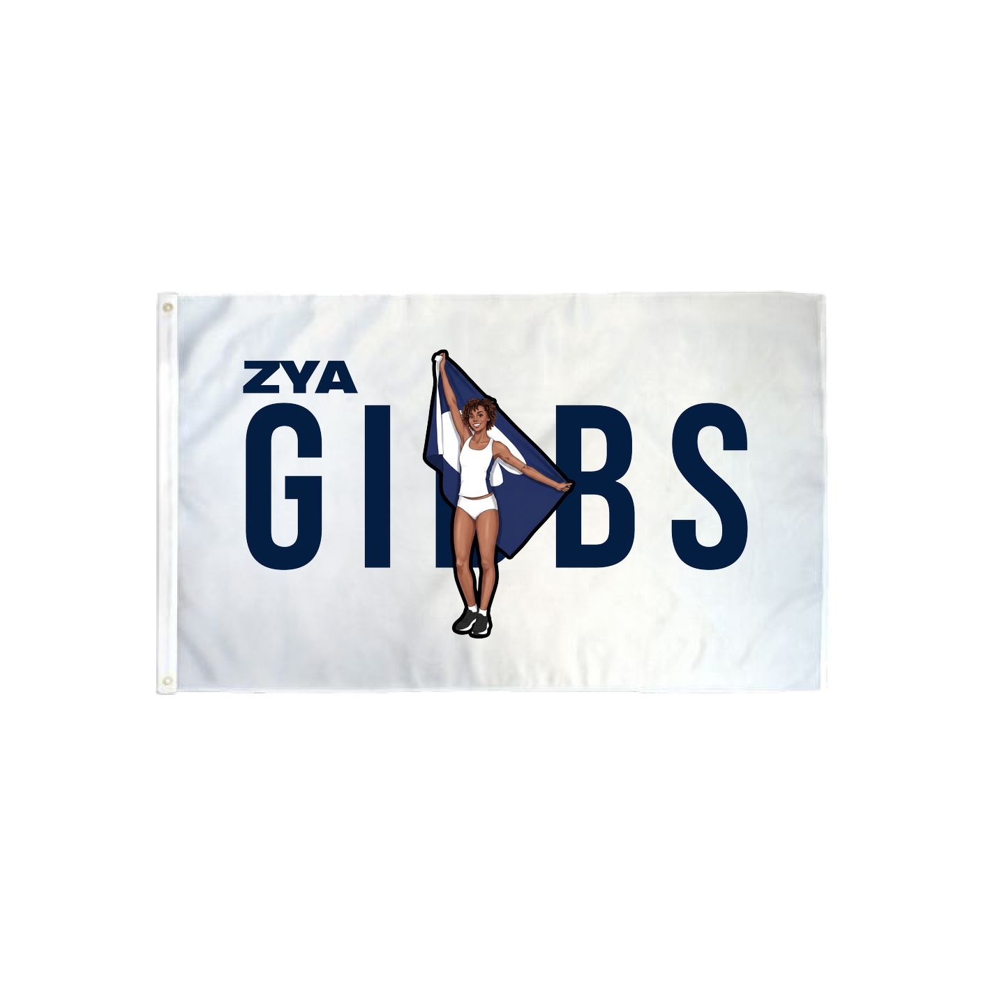 3x5 Flag — Player Name in Classic