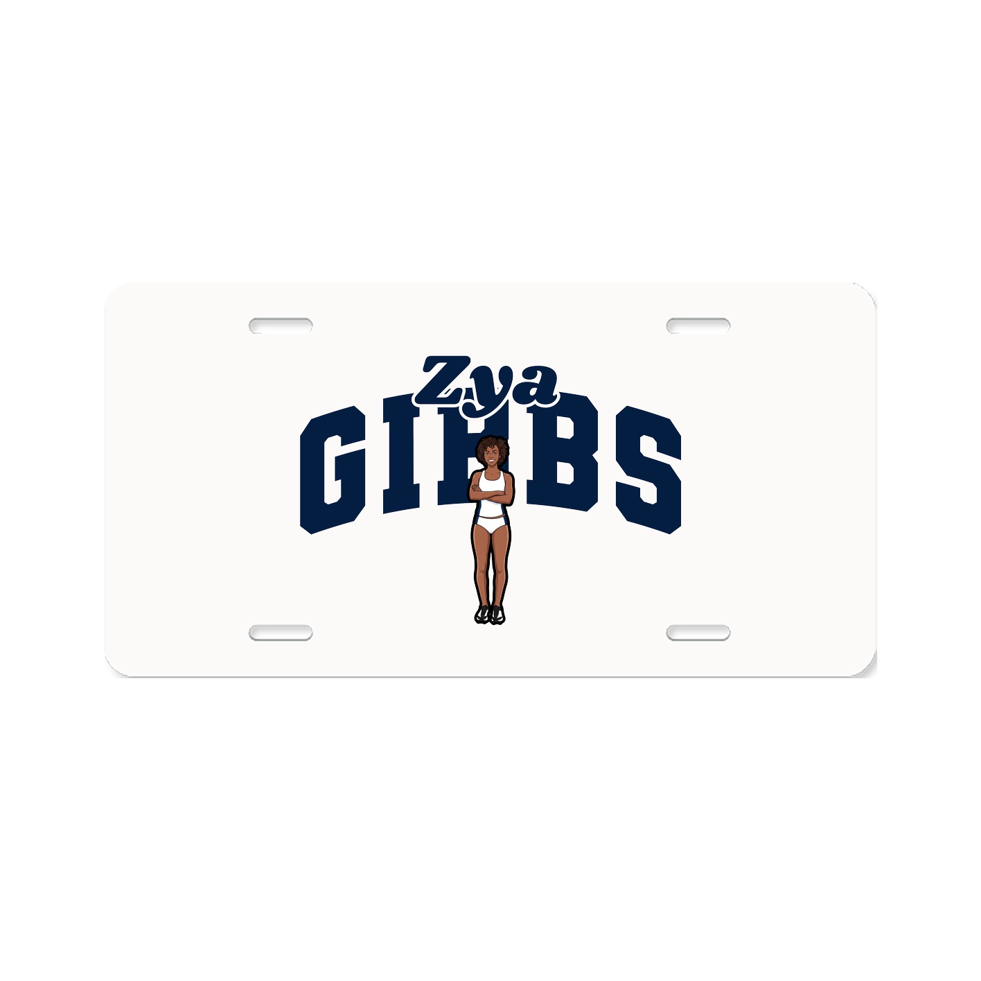 License Plate — Signature Arch in Classic