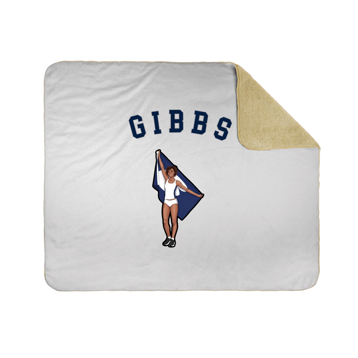 Throw Blanket — Shirsey Arch in White