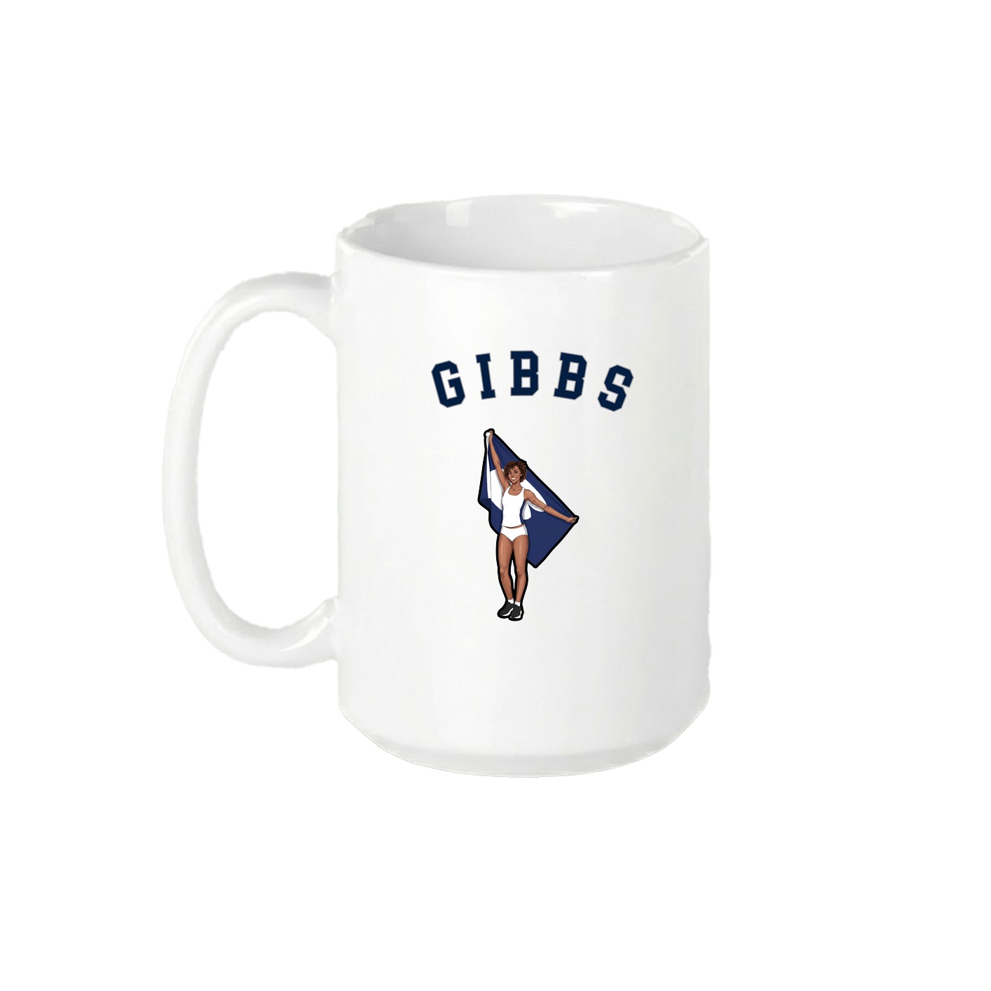 15oz Coffee Mug — Shirsey Arch in White