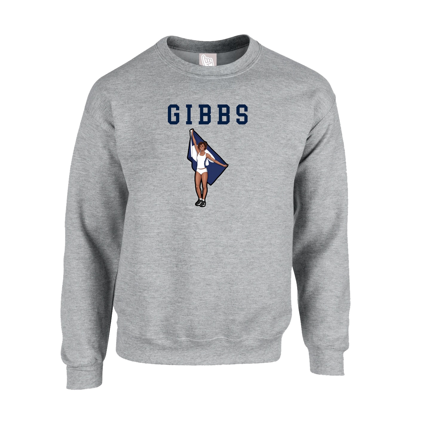 Fleece Crew — Shirsey in Grey