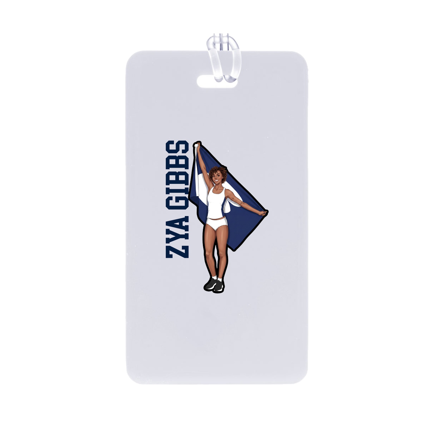 Bag Tag — Name Vertical in Classic