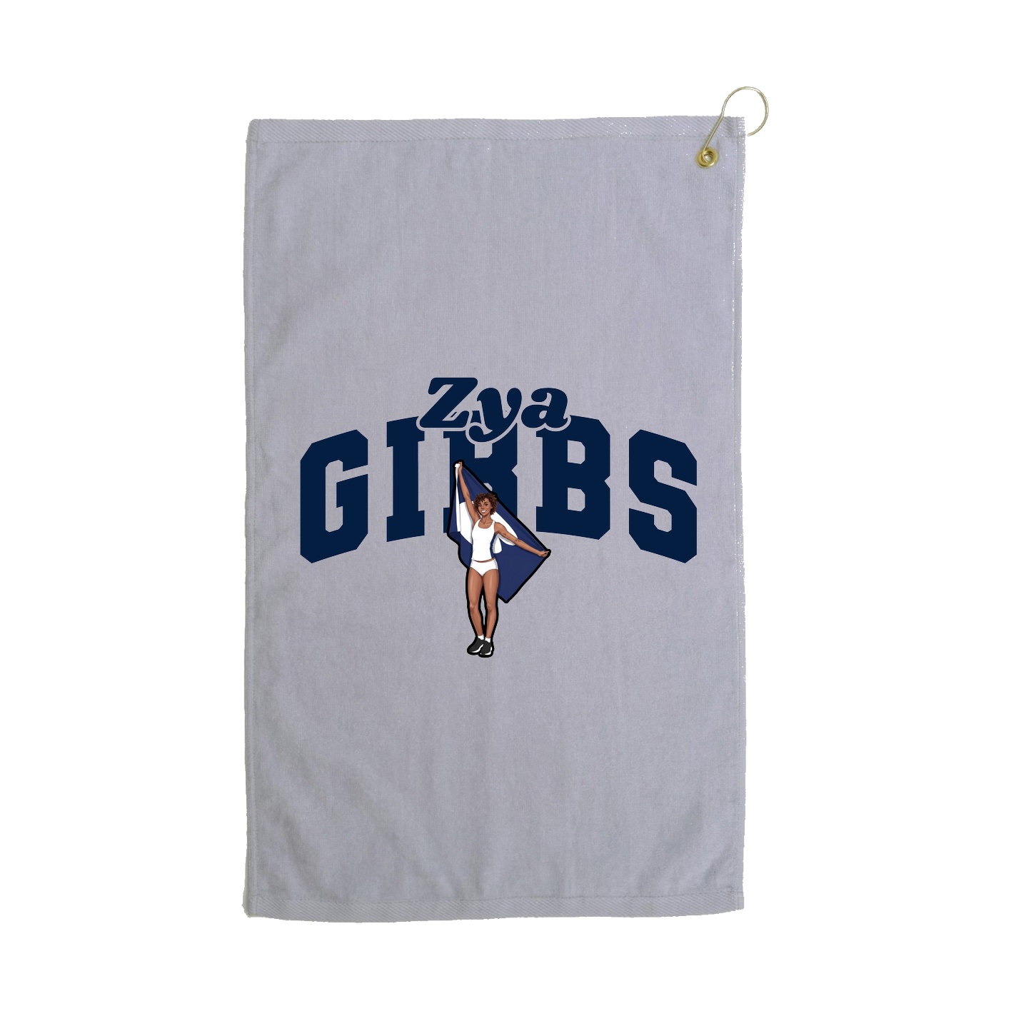 Golf Towel — Signature Arch in Grey