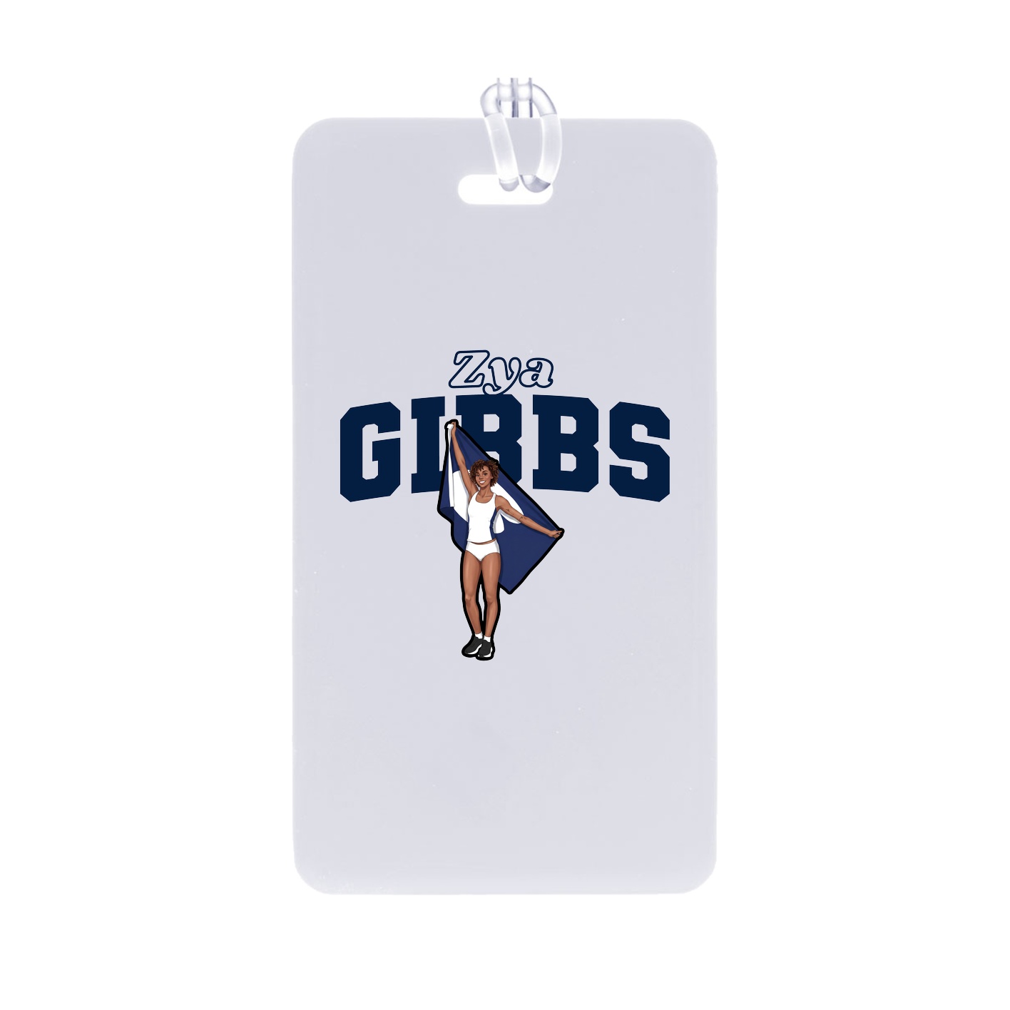 Bag Tag — Name Arch in Classic