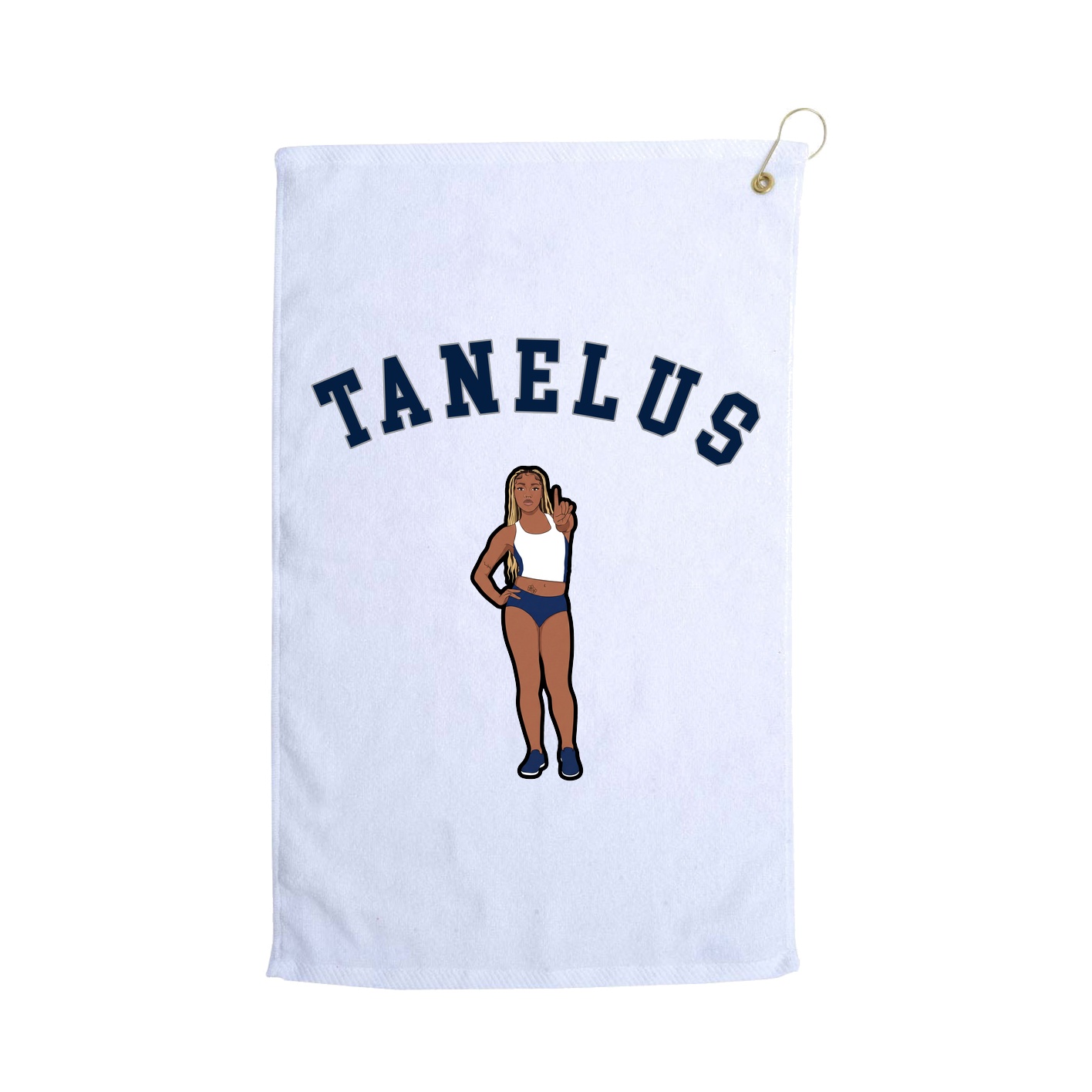 Golf Towel — Shirsey Arch in White
