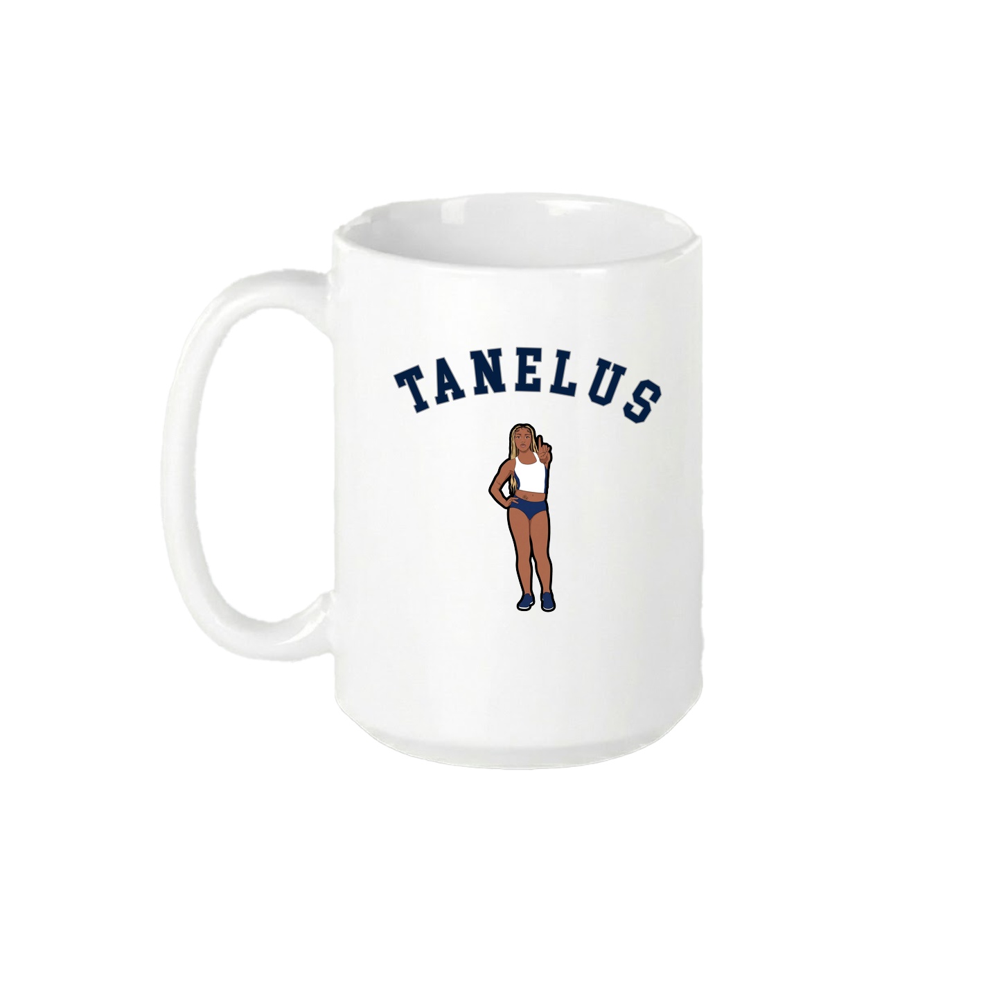 15oz Coffee Mug — Shirsey Arch in White