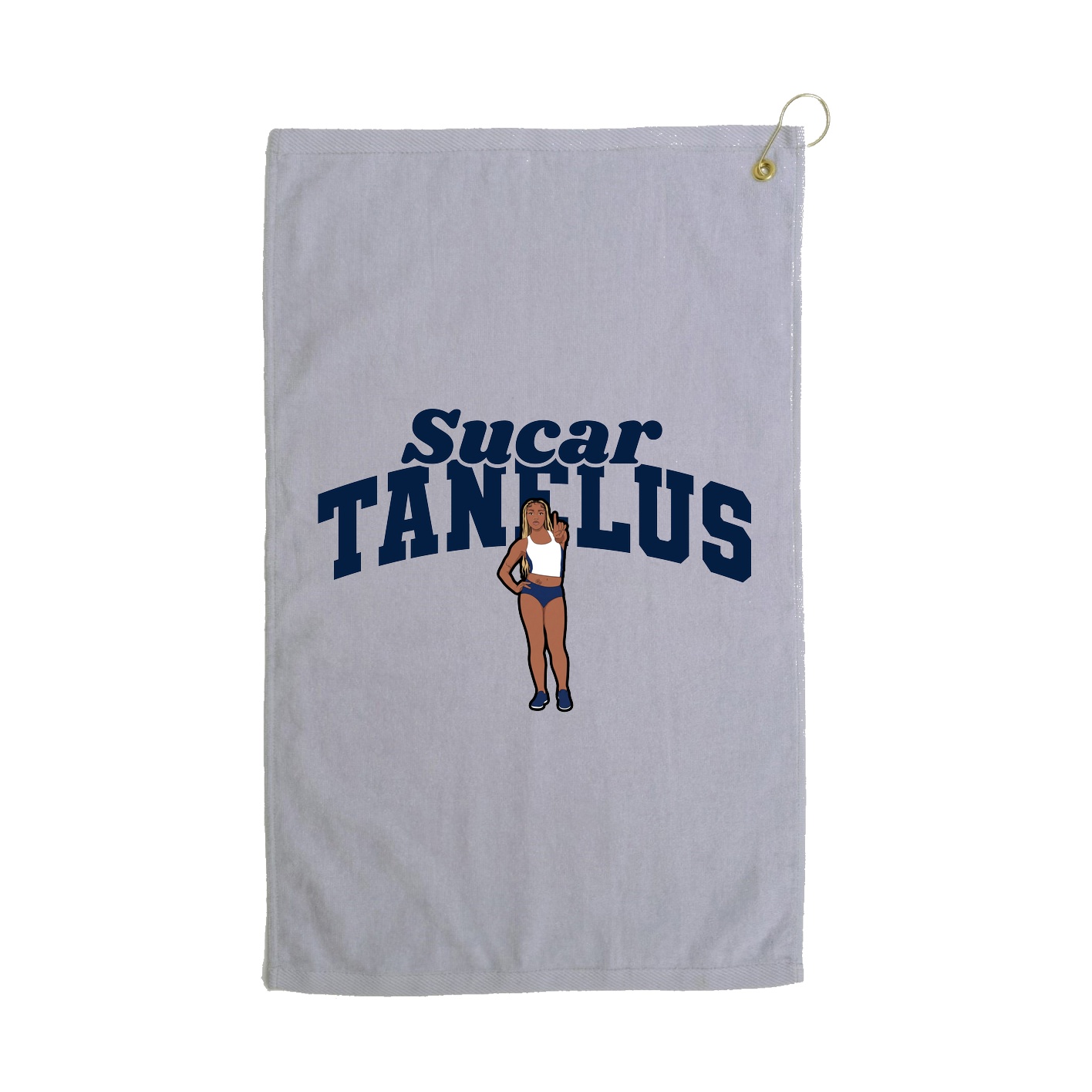 Golf Towel — Signature Arch in Grey