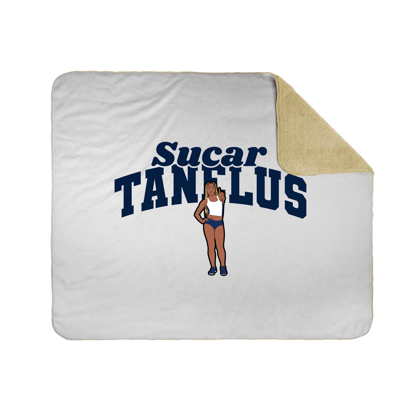 Throw Blanket — Signature Arch in White