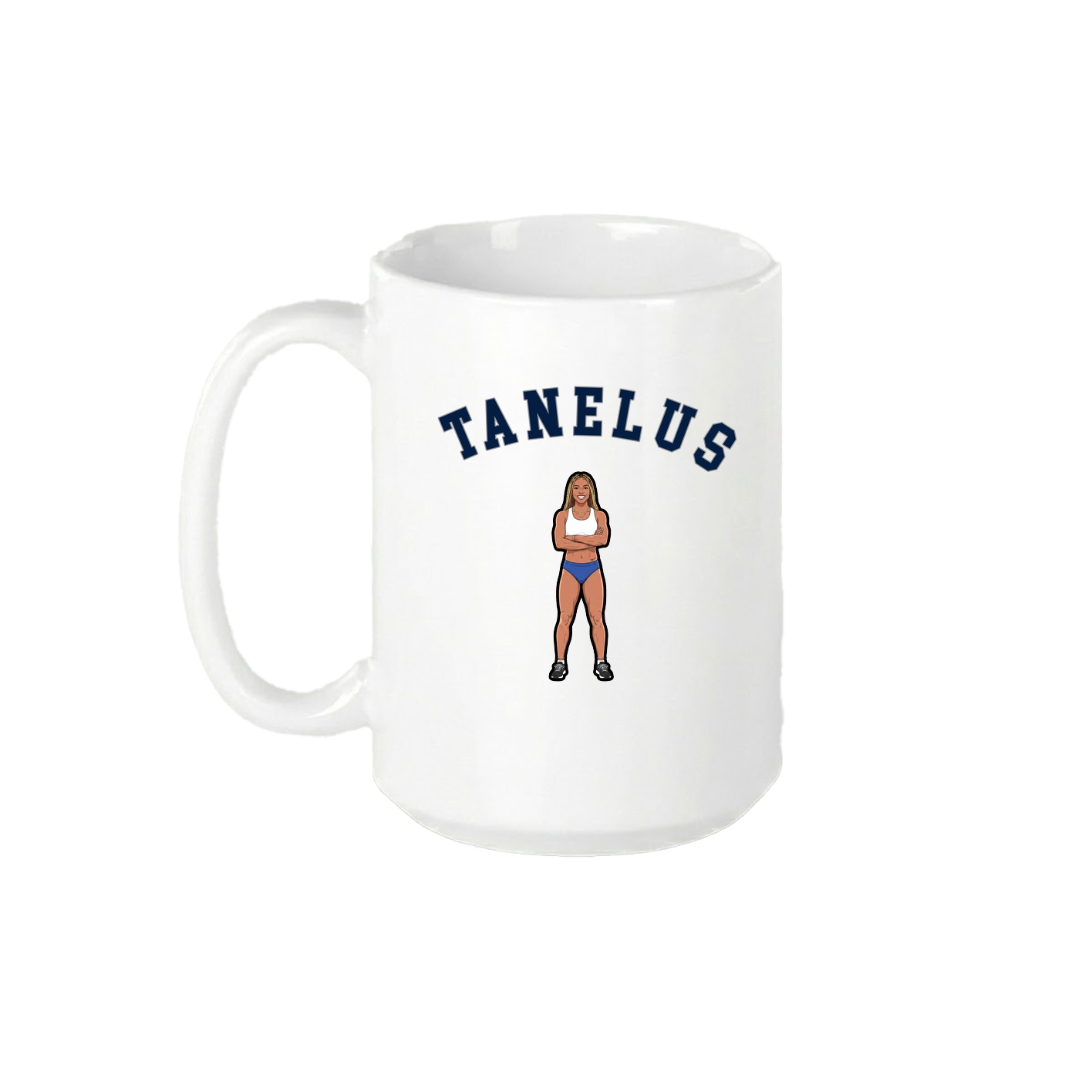 15oz Coffee Mug — Shirsey Arch in White