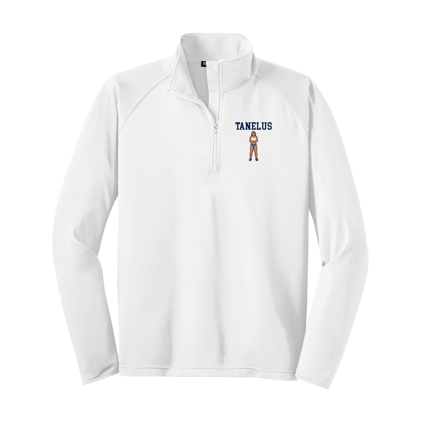 Q-Zip Pullover — Shirsey in White