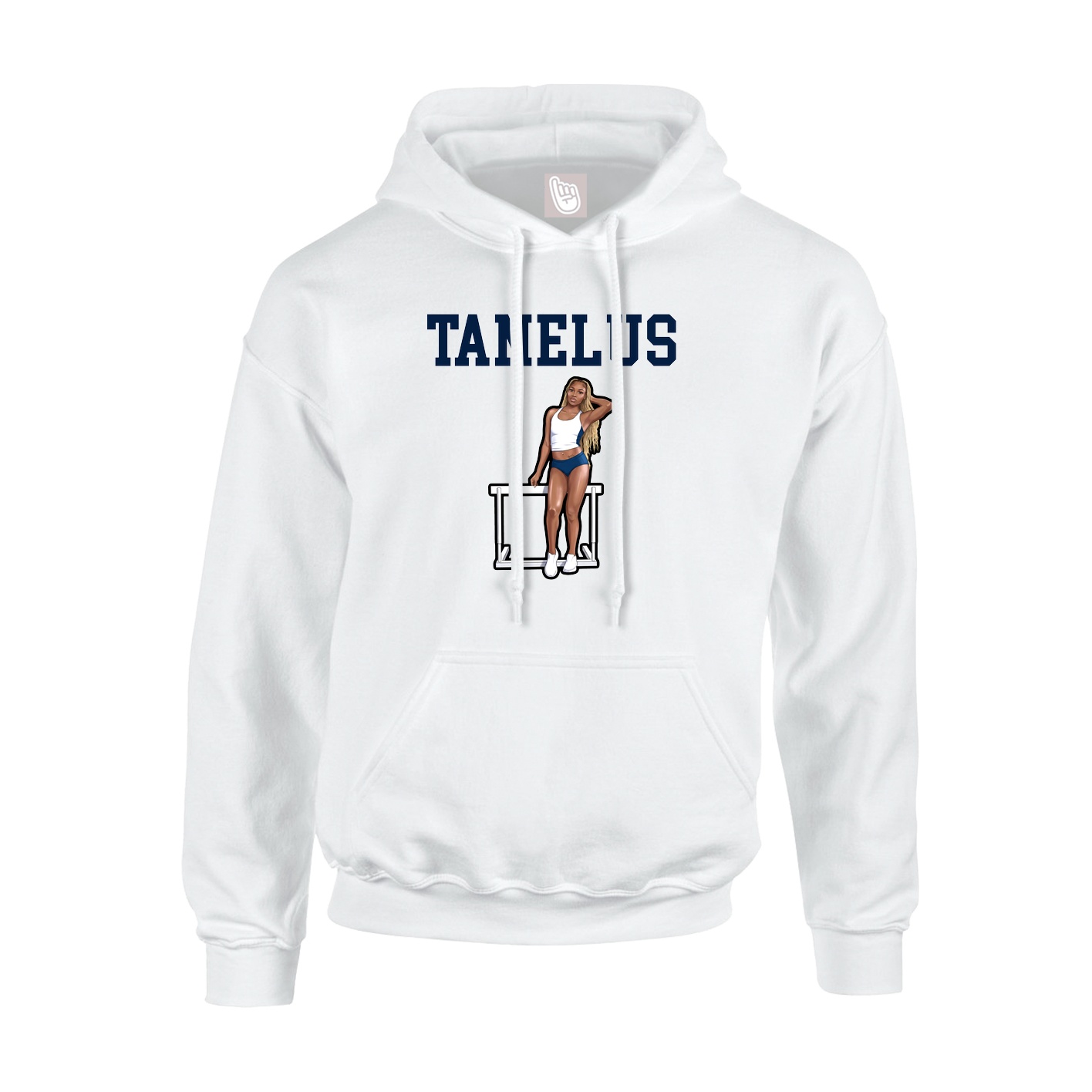 Hoodie — Shirsey in White