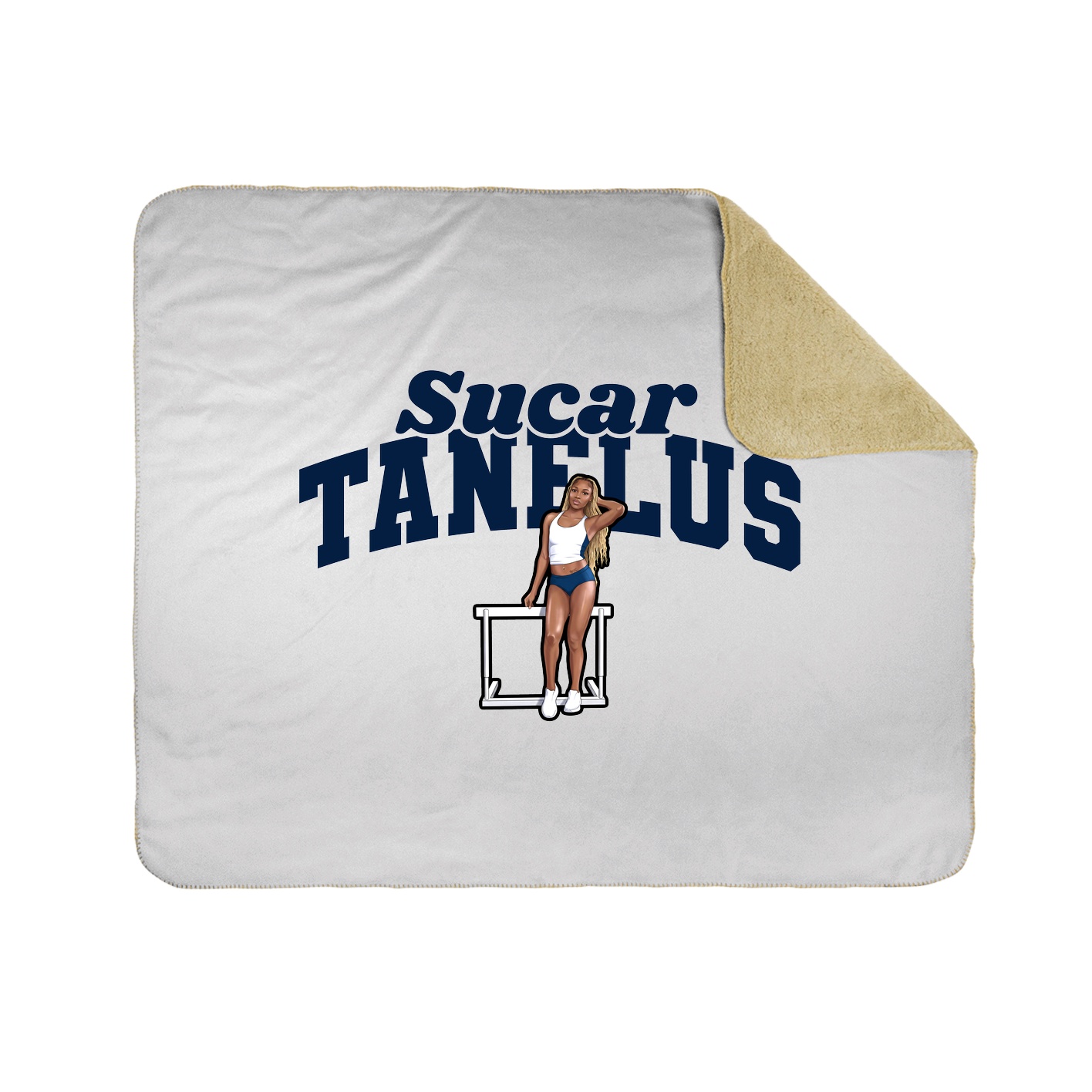 Throw Blanket — Signature Arch in White