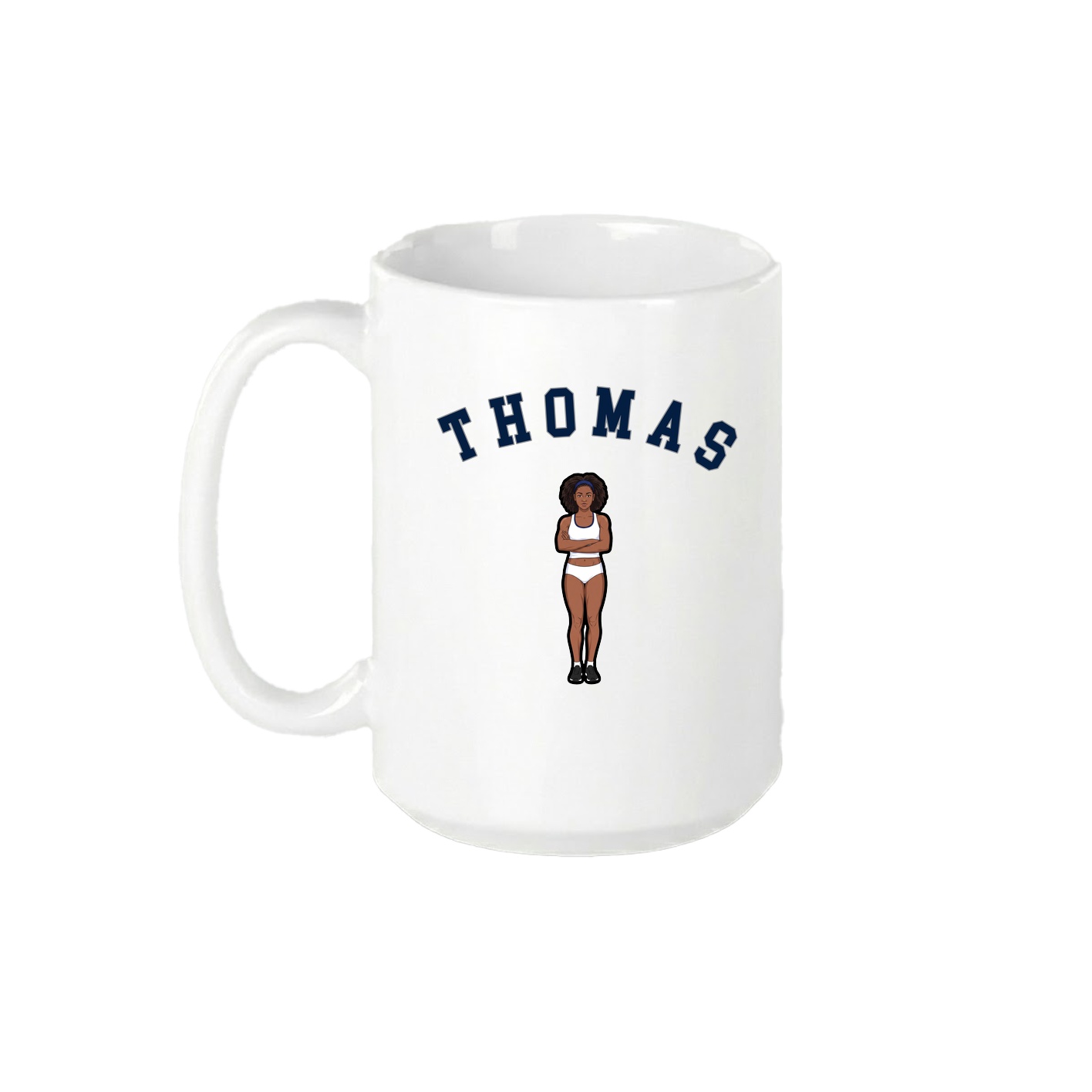15oz Coffee Mug — Shirsey Arch in White