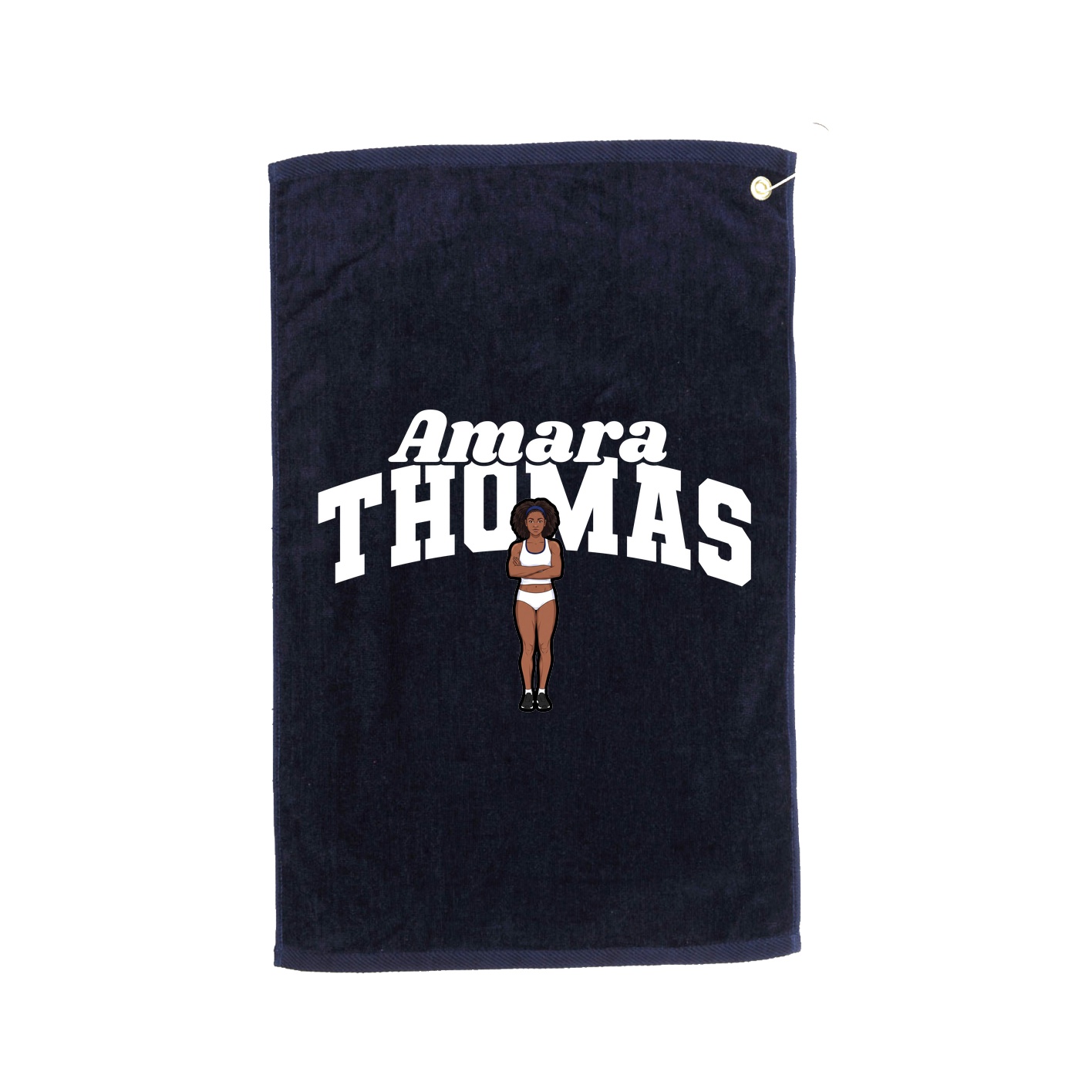 Golf Towel — Signature Arch in Navy