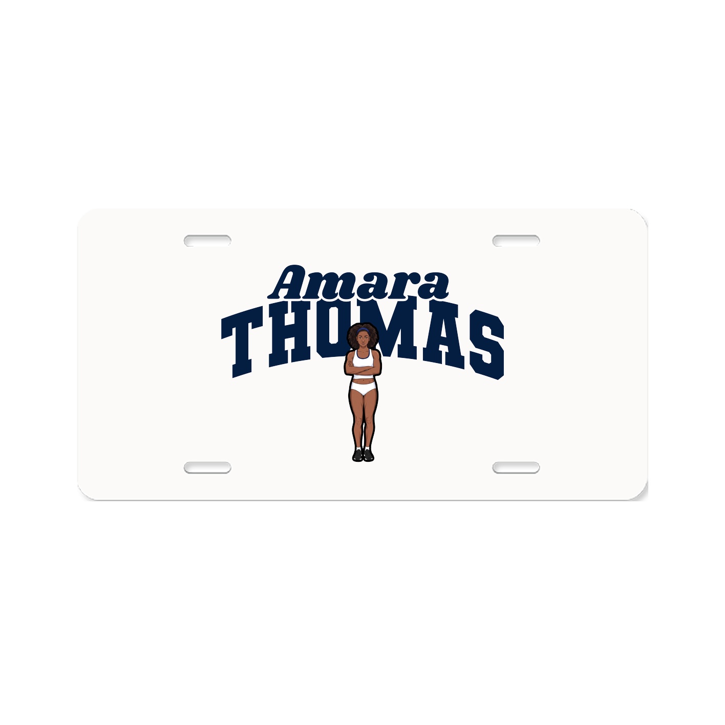 License Plate — Signature Arch in Classic