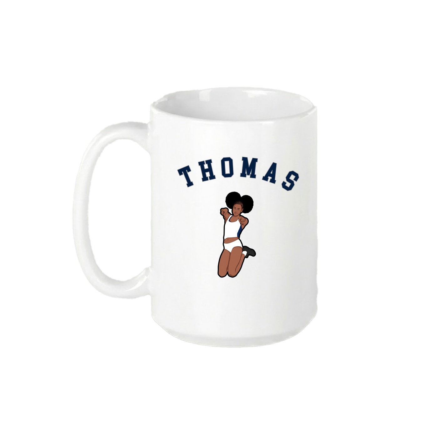 15oz Coffee Mug — Shirsey Arch in White