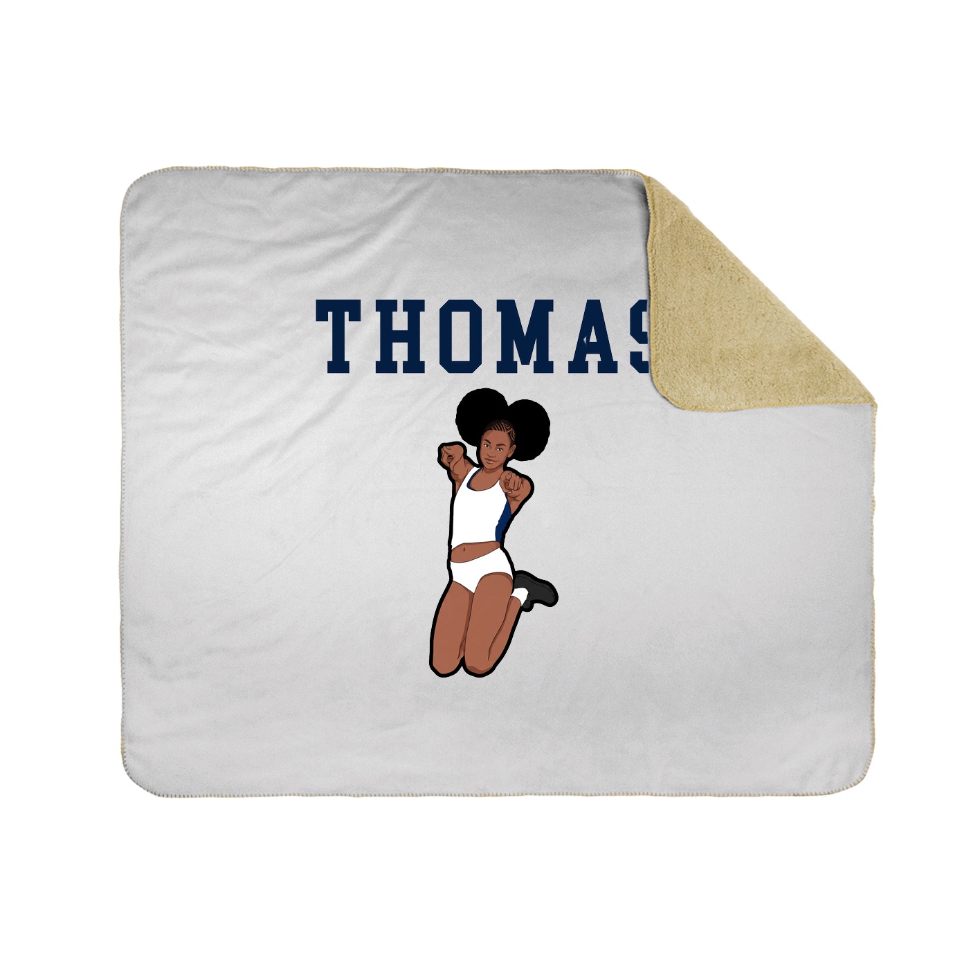 Throw Blanket — Shirsey in White