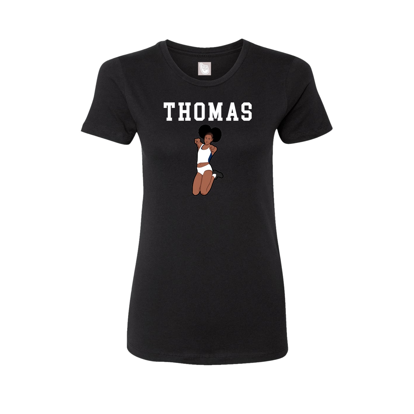 Fitted Women's Tee — Shirsey in Black
