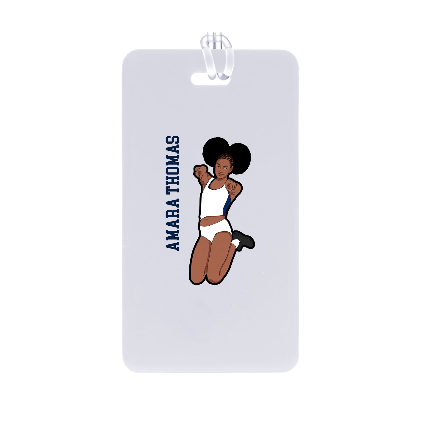 Bag Tag — Name Vertical in Classic