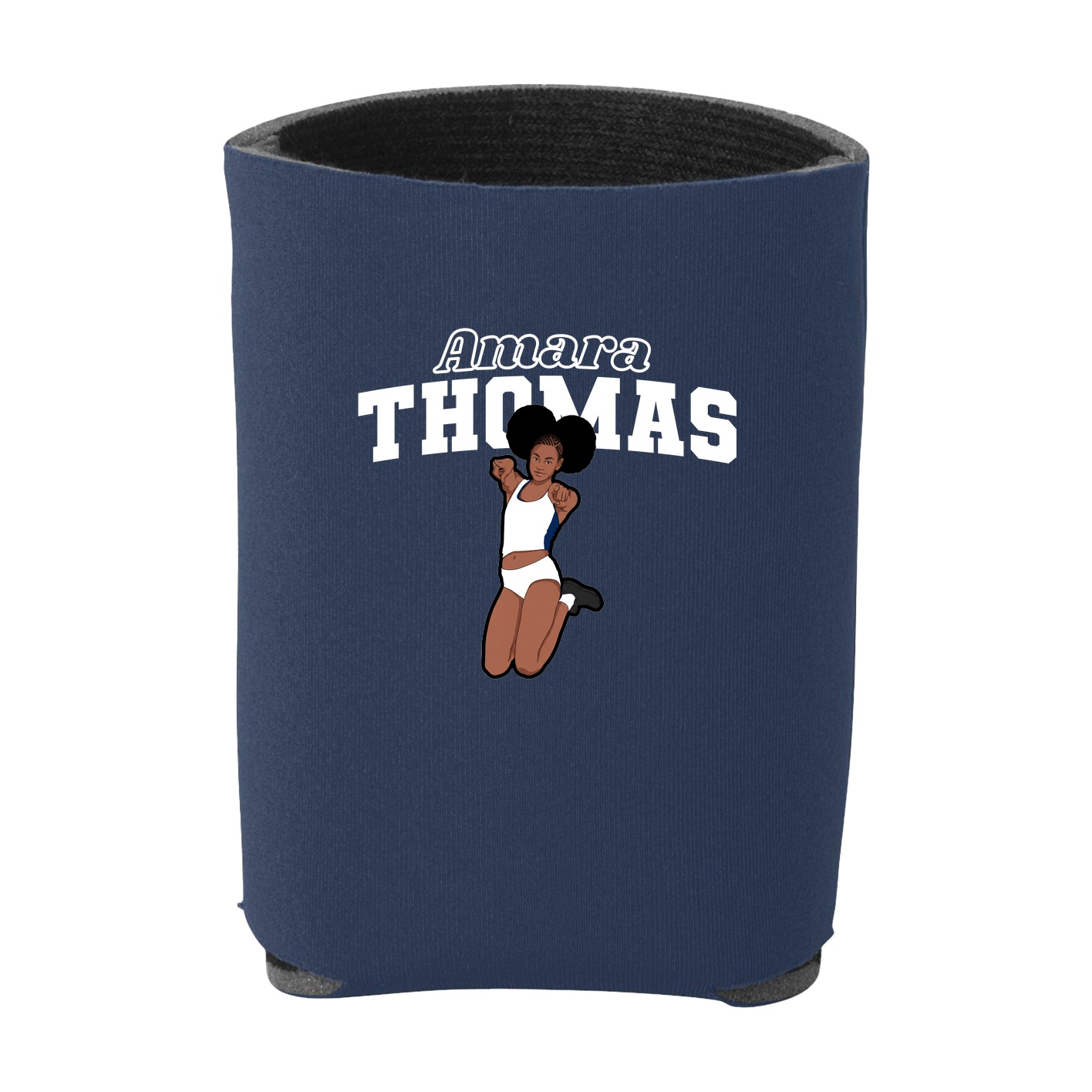 Can Holder — Name Arch in Navy