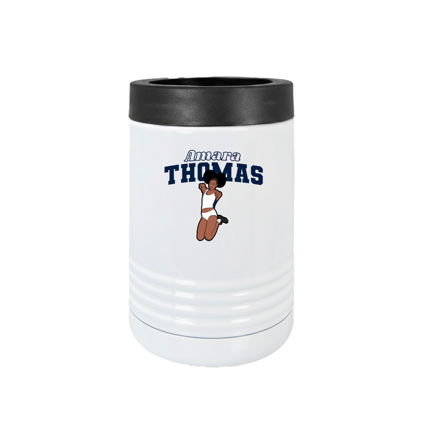 Beverage Holder — Name Arch in White