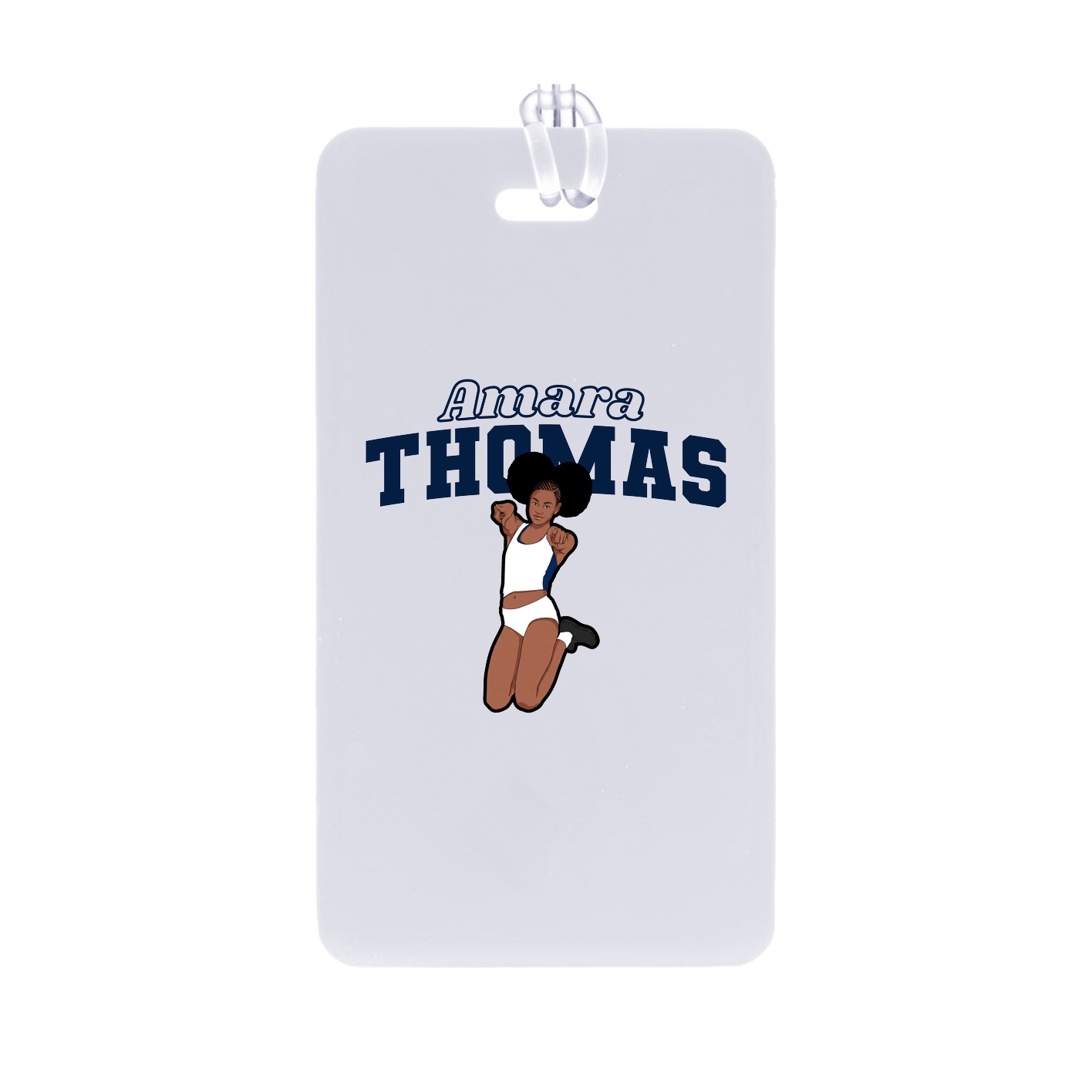 Bag Tag — Name Arch in Classic