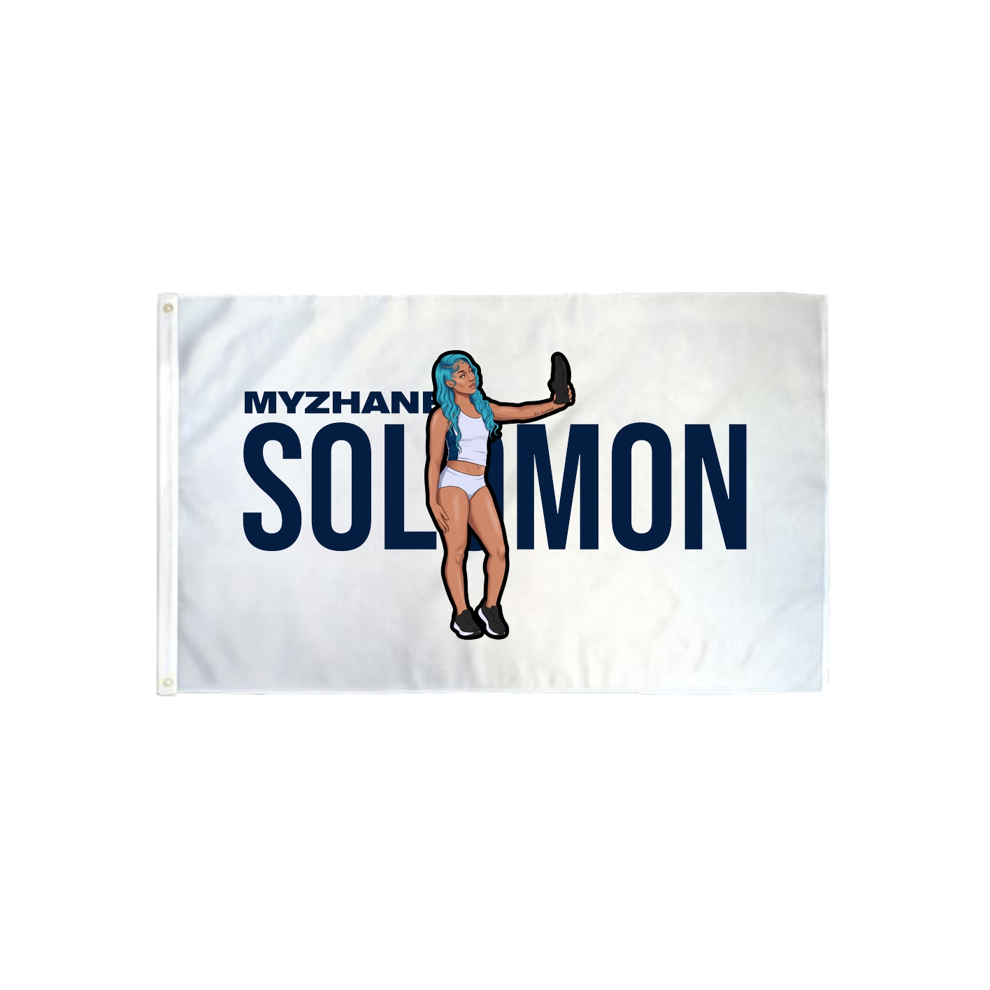 3x5 Flag — Player Name in Classic