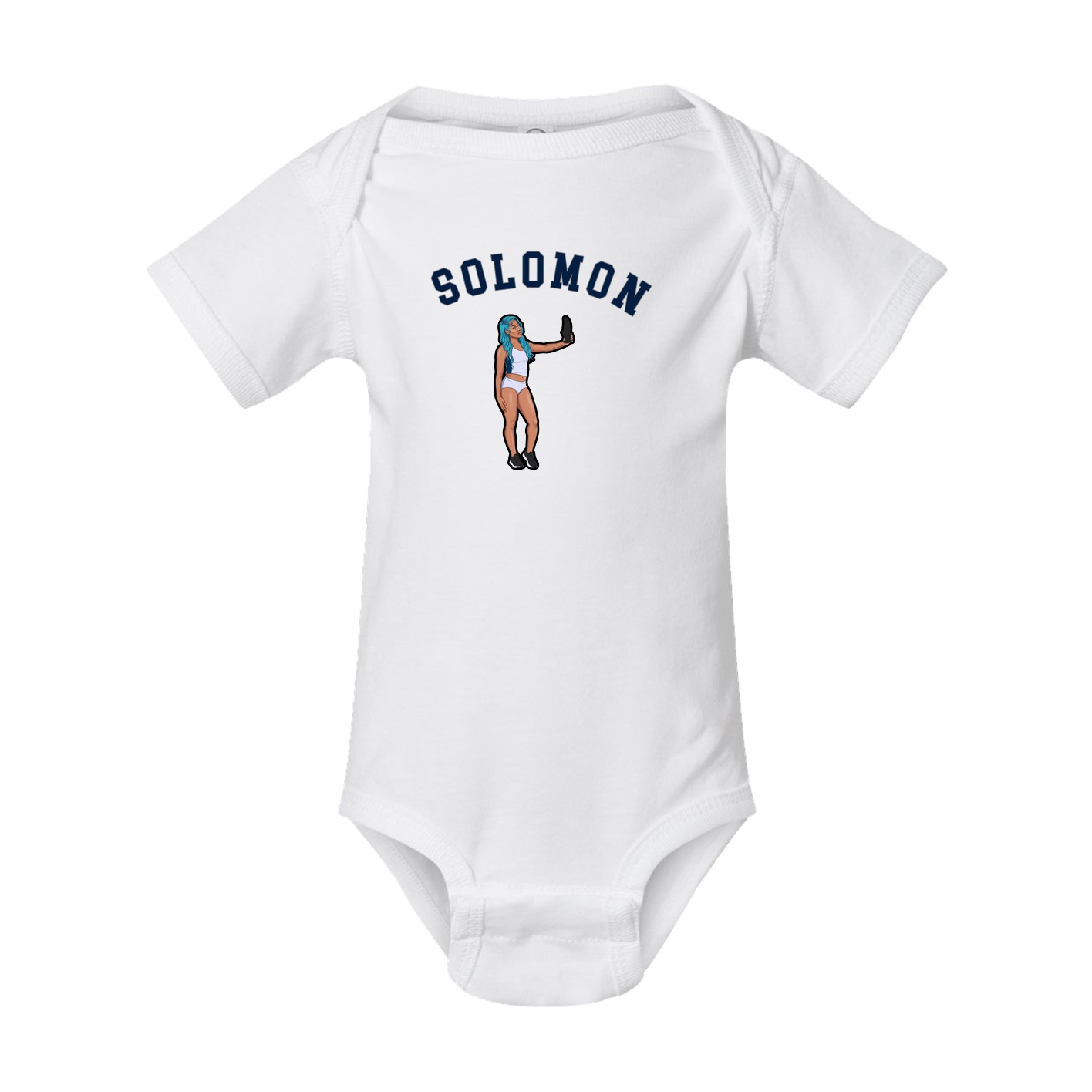 Baby Onesie — Shirsey Arch in White