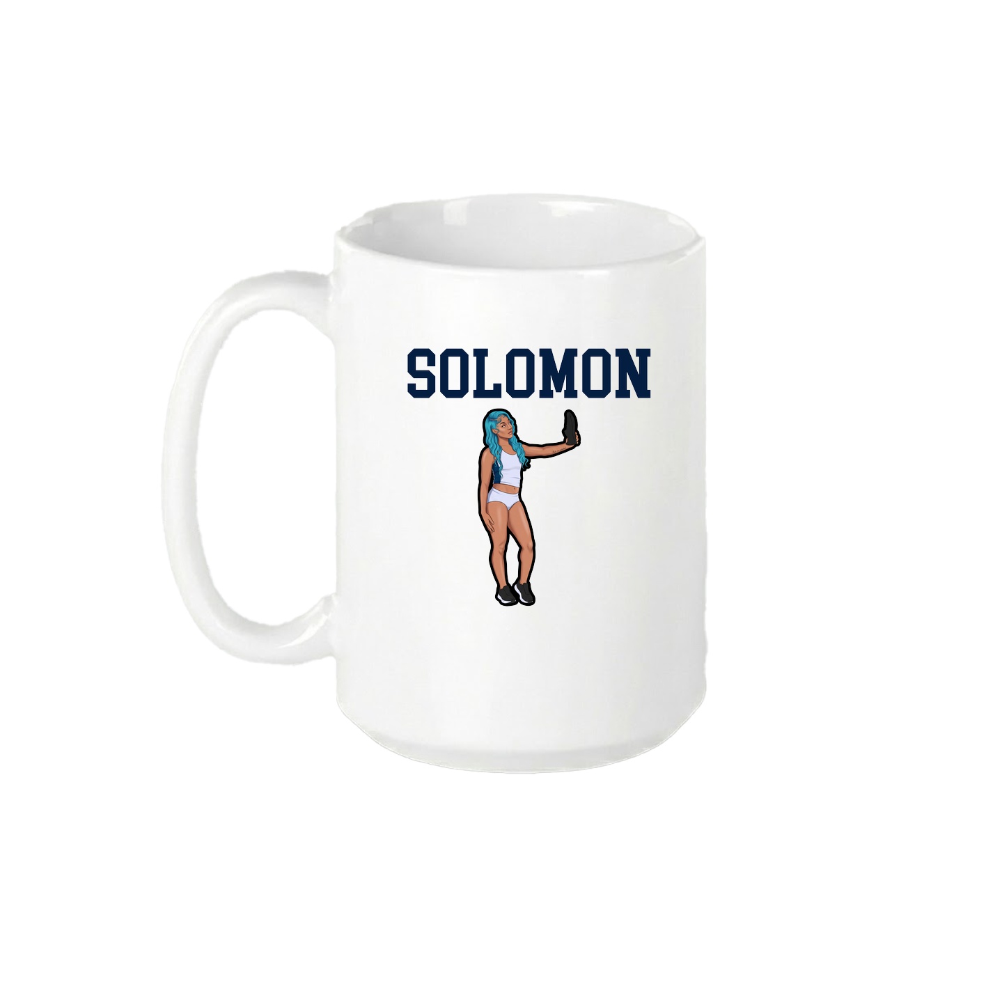 15oz Coffee Mug — Shirsey in White
