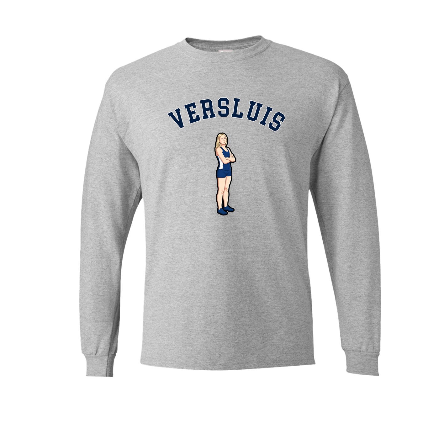 Long Sleeve Tee — Shirsey Arch in Grey