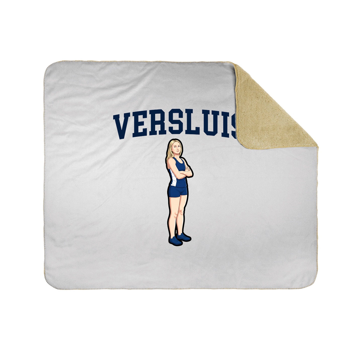 Throw Blanket — Shirsey in White