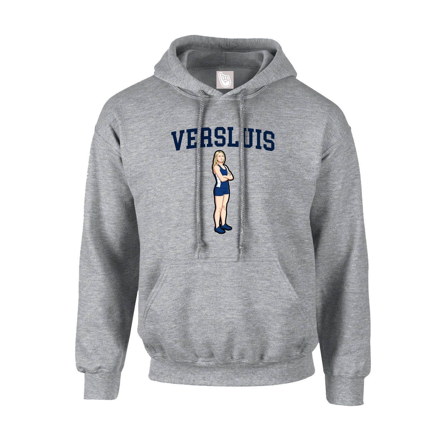 Hoodie — Shirsey in Grey