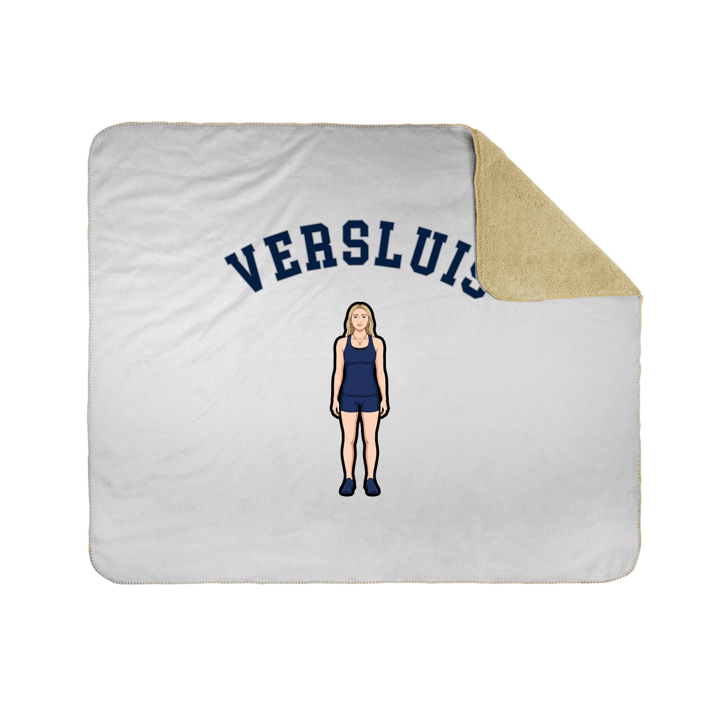 Throw Blanket — Shirsey Arch in White