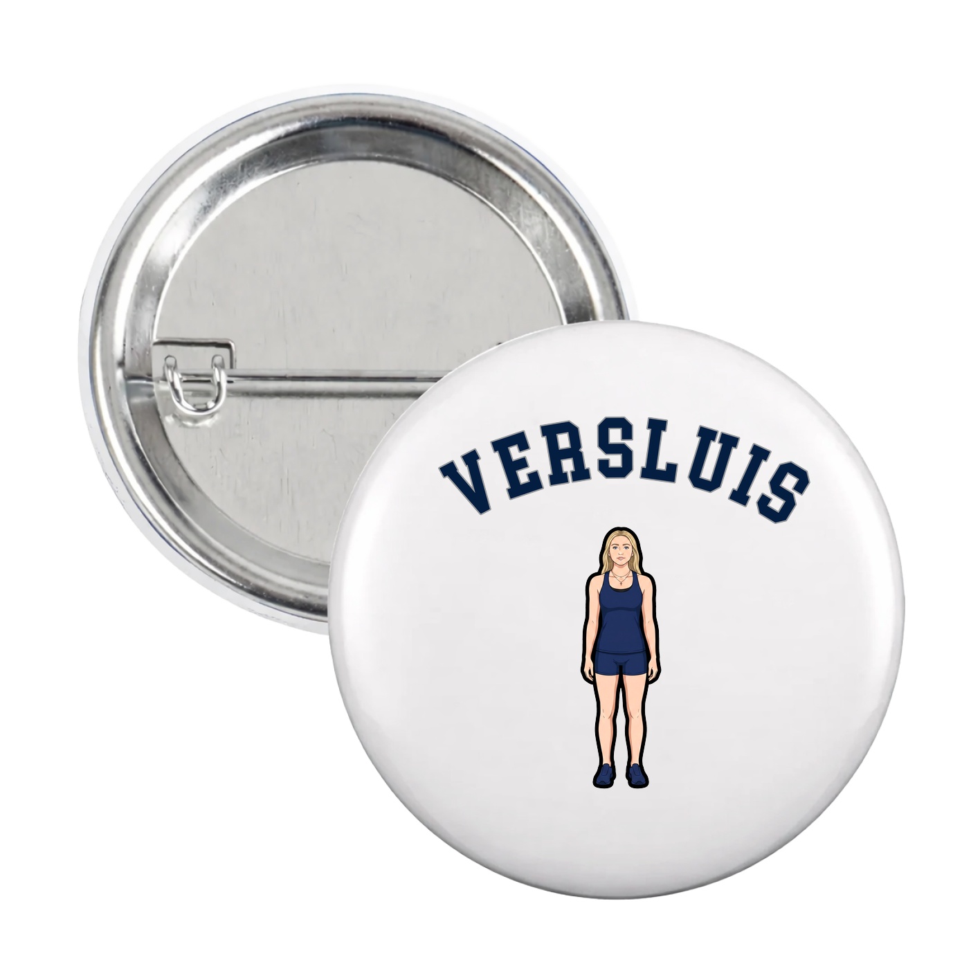 Game Day Button — Shirsey Arch in White