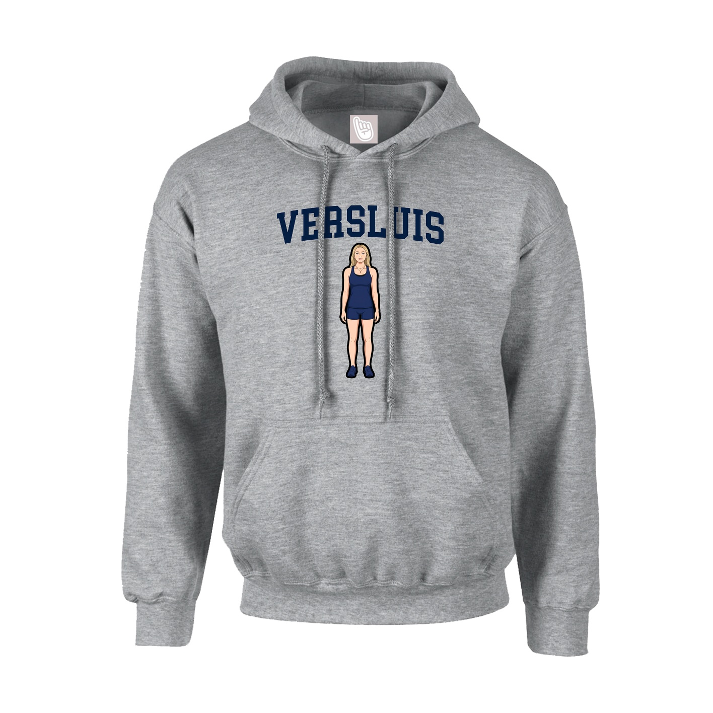 Hoodie — Shirsey in Grey