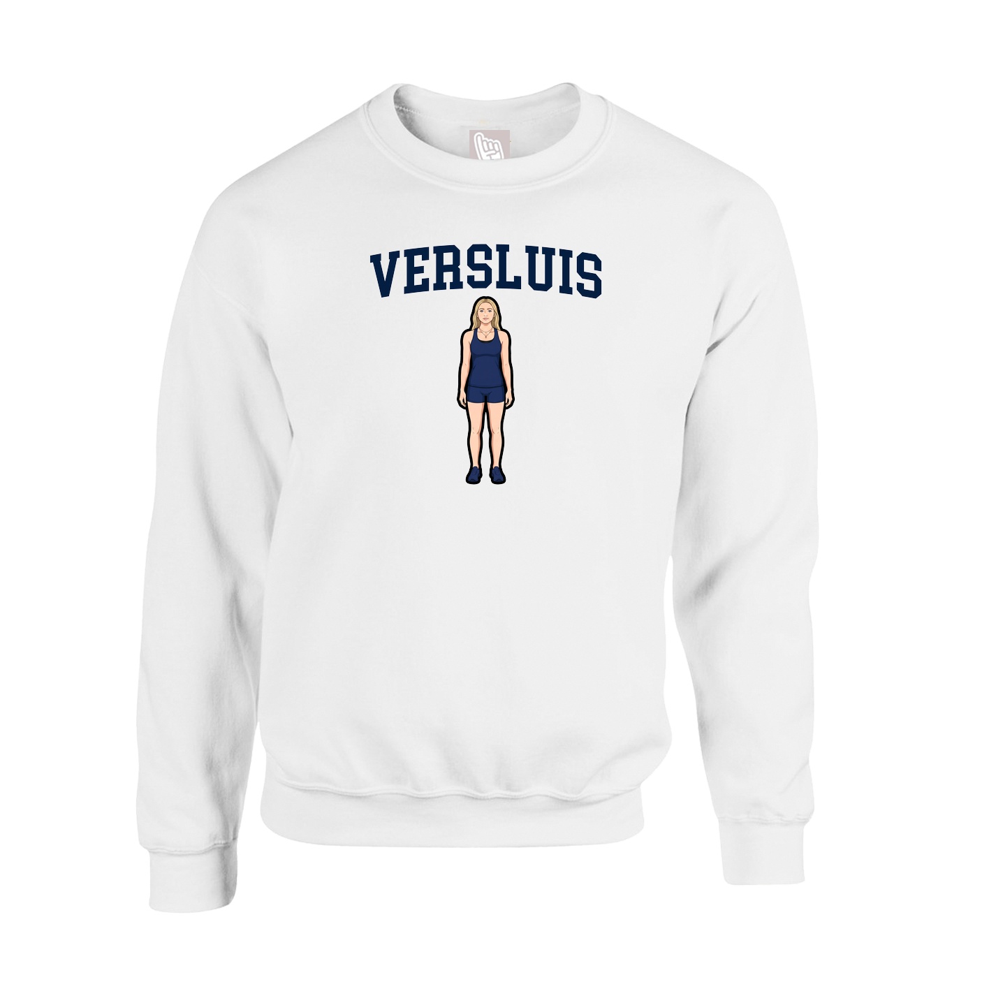 Fleece Crew — Shirsey in White