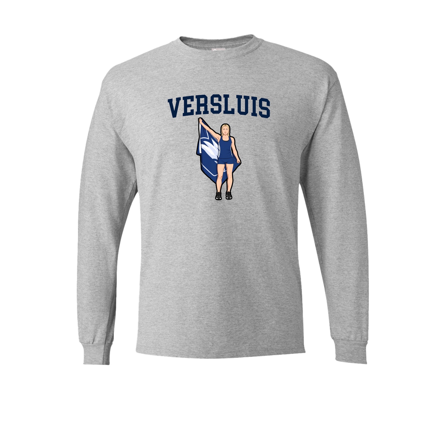 Long Sleeve Tee — Shirsey in Grey