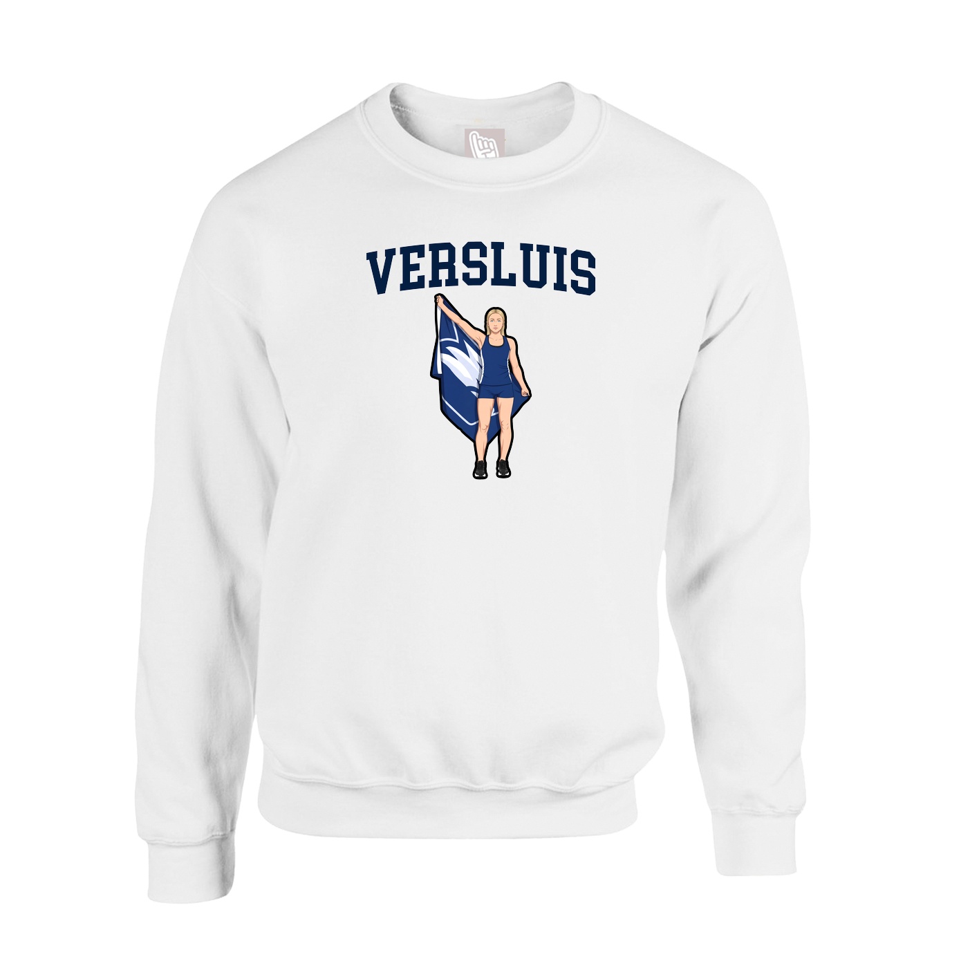 Fleece Crew — Shirsey in White