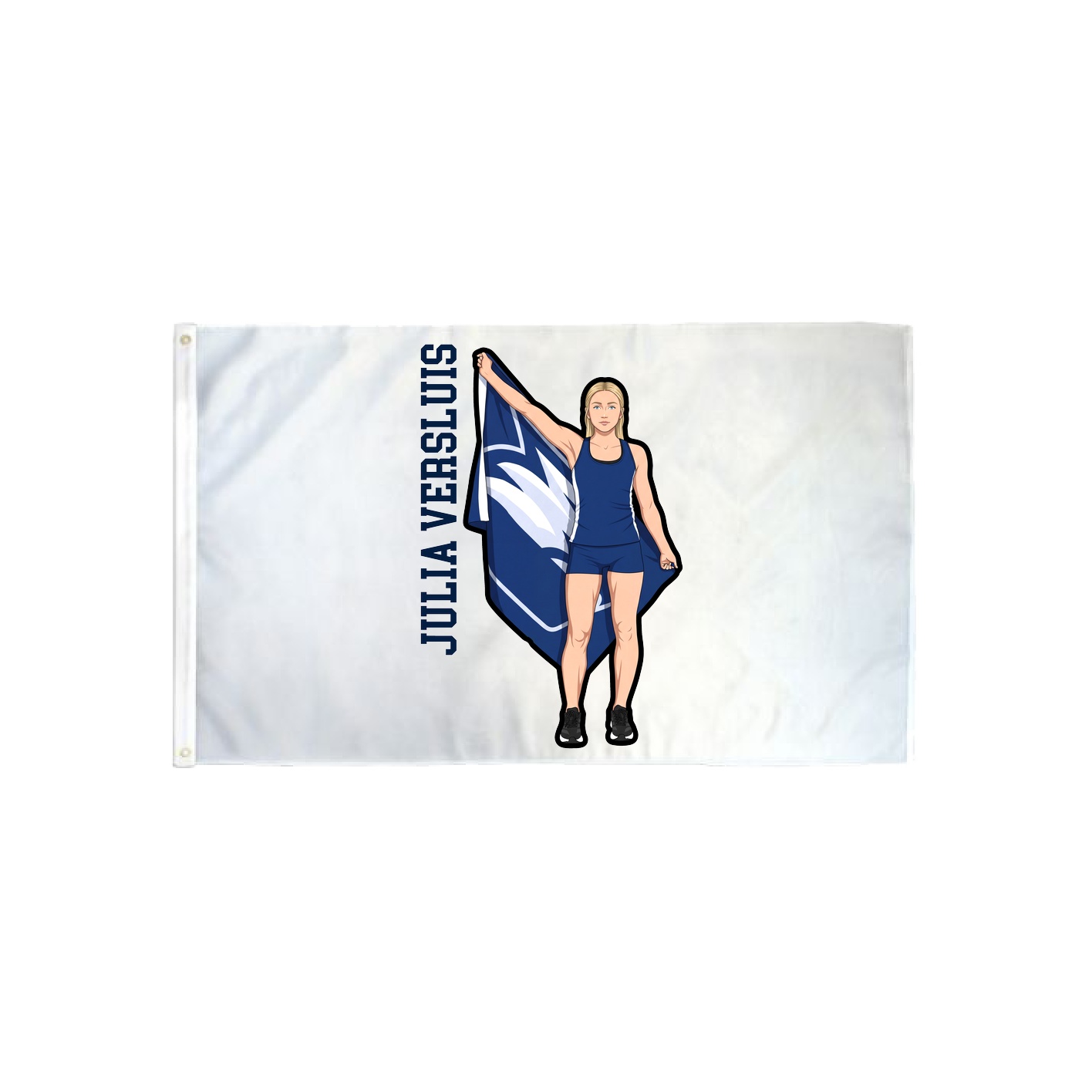 3x5 Flag — Name Vertical in Classic