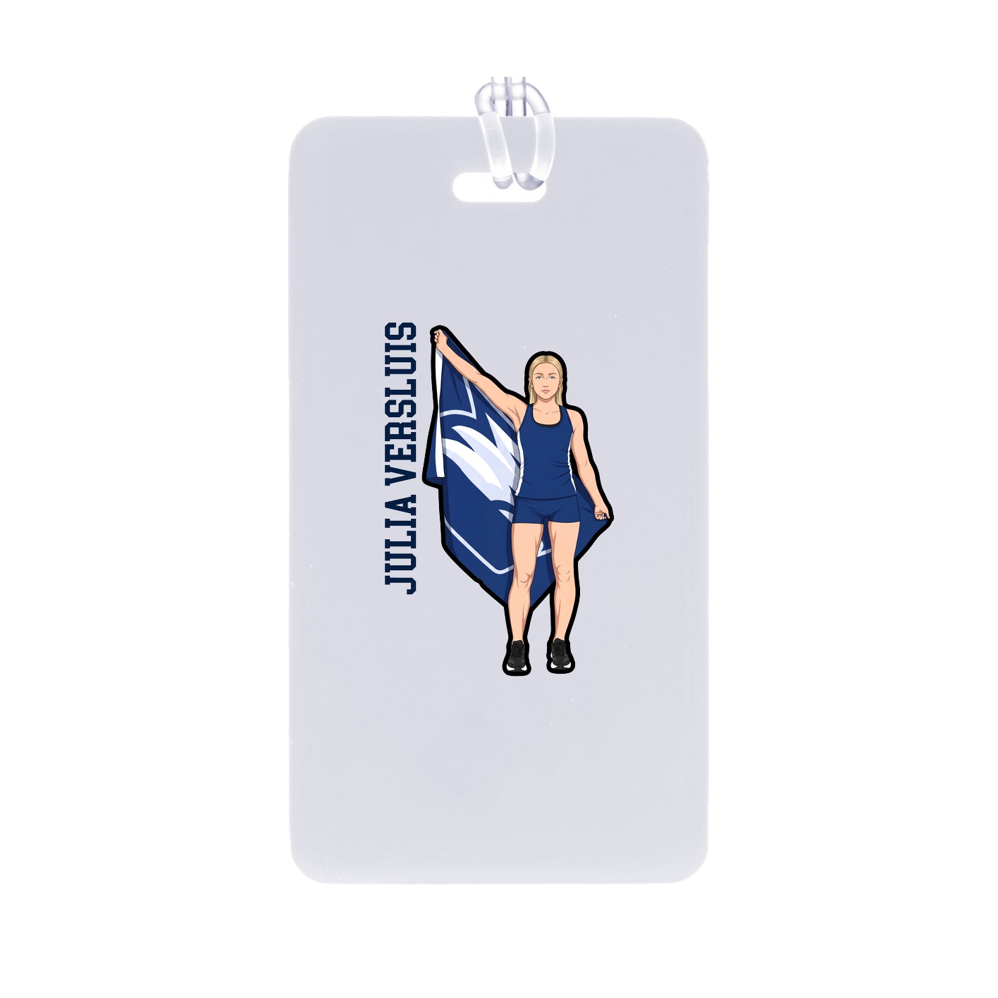 Bag Tag — Name Vertical in Classic