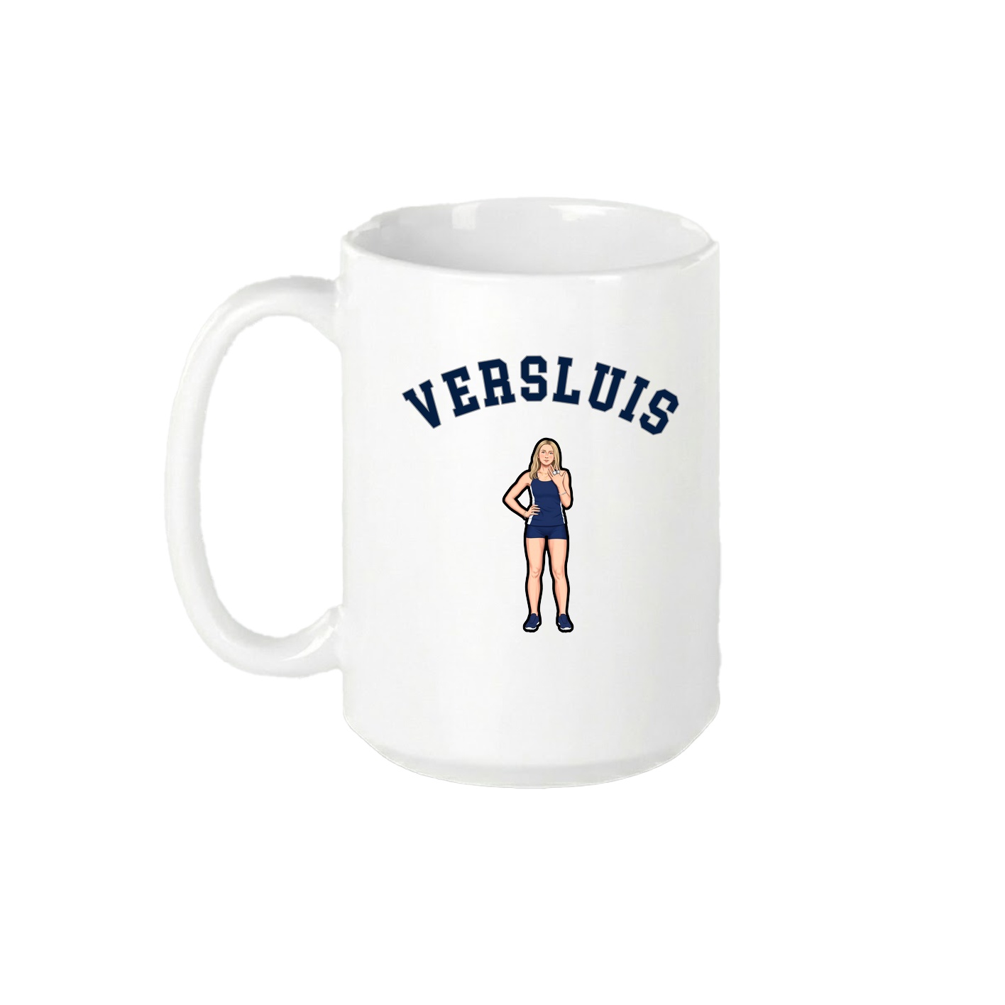 15oz Coffee Mug — Shirsey Arch in White